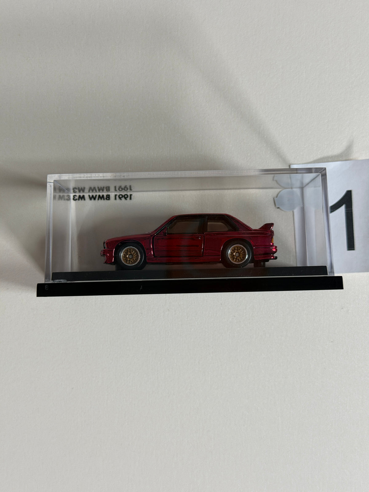 Hot Wheels RLC 1991 BMW M3 czerwony #1