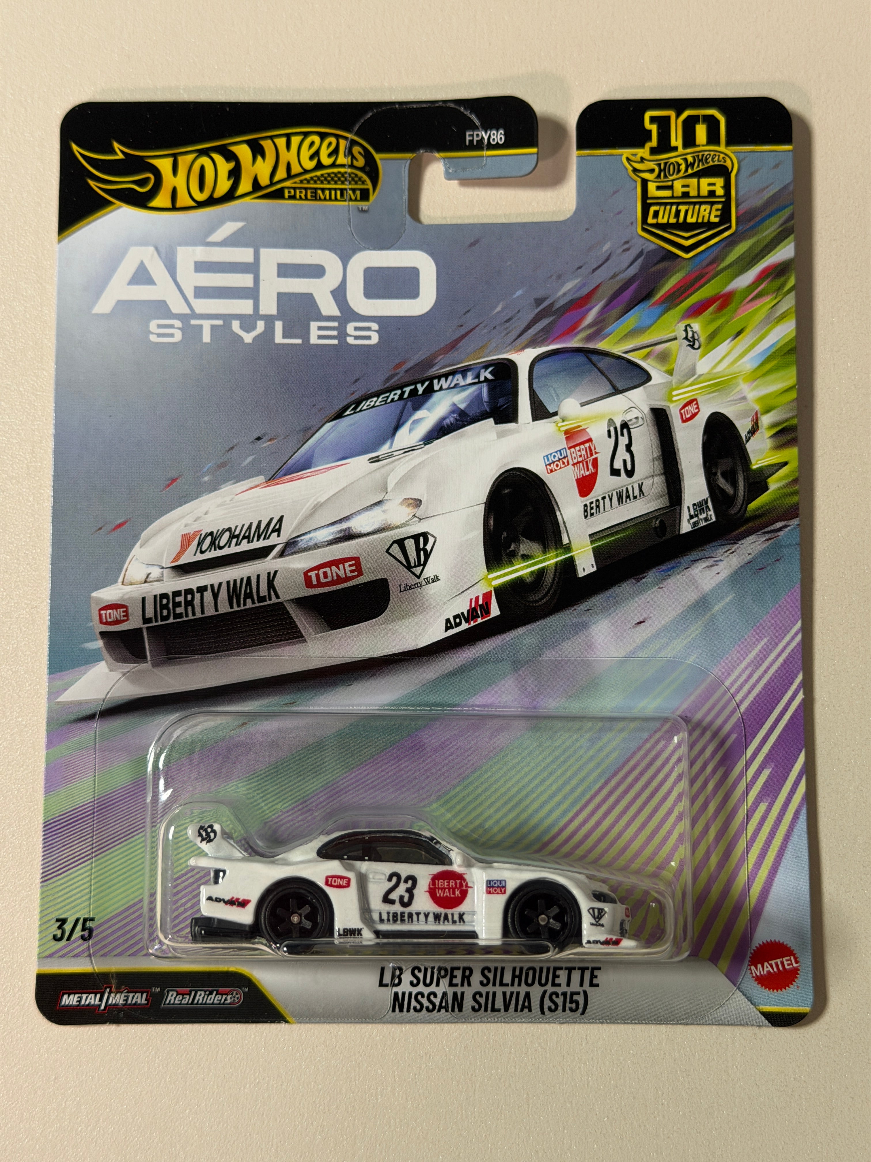 Hot Wheels PREMIUM Car Culture LB Super Silhouette Nissan Silvia (S15)