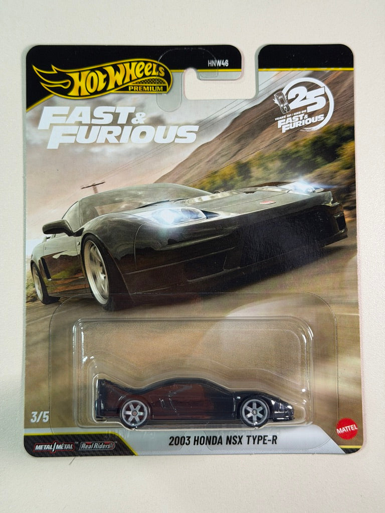 Hot Wheels PREMIUM Fast&Furious 2003 Honda NSX Type-R