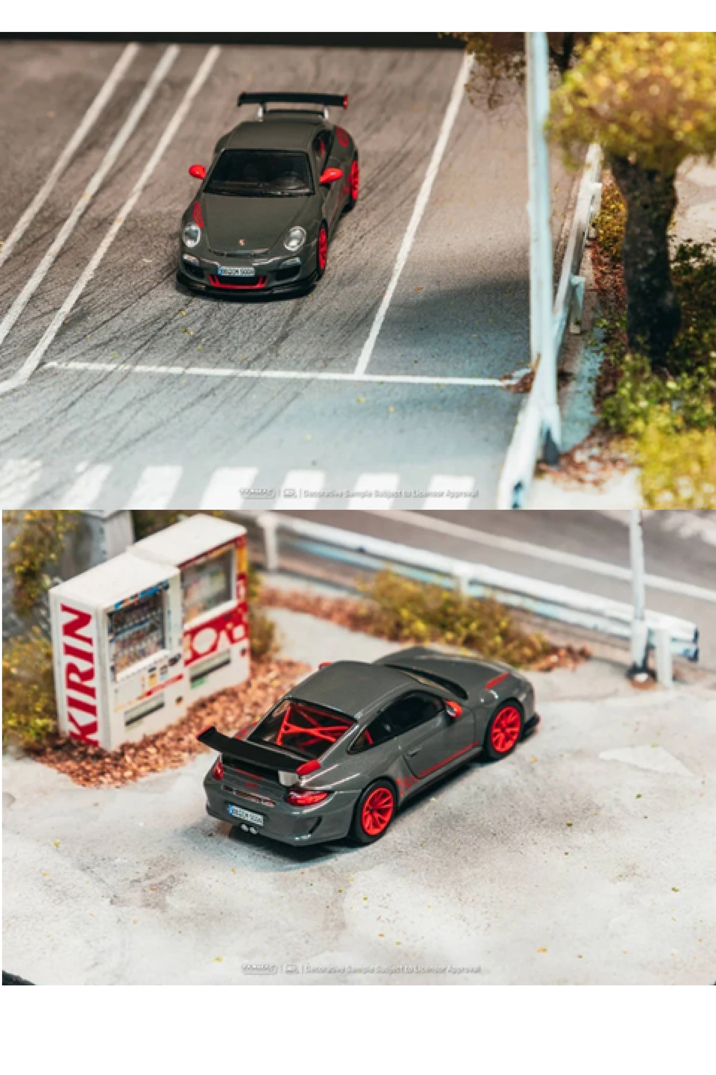 Preorder Tarmac 2008 Porsche 911 (997) GT3 RS szary