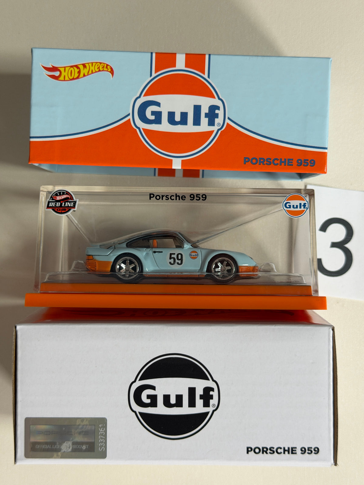 Hot Wheels RLC Porsche 959 Gulf #3