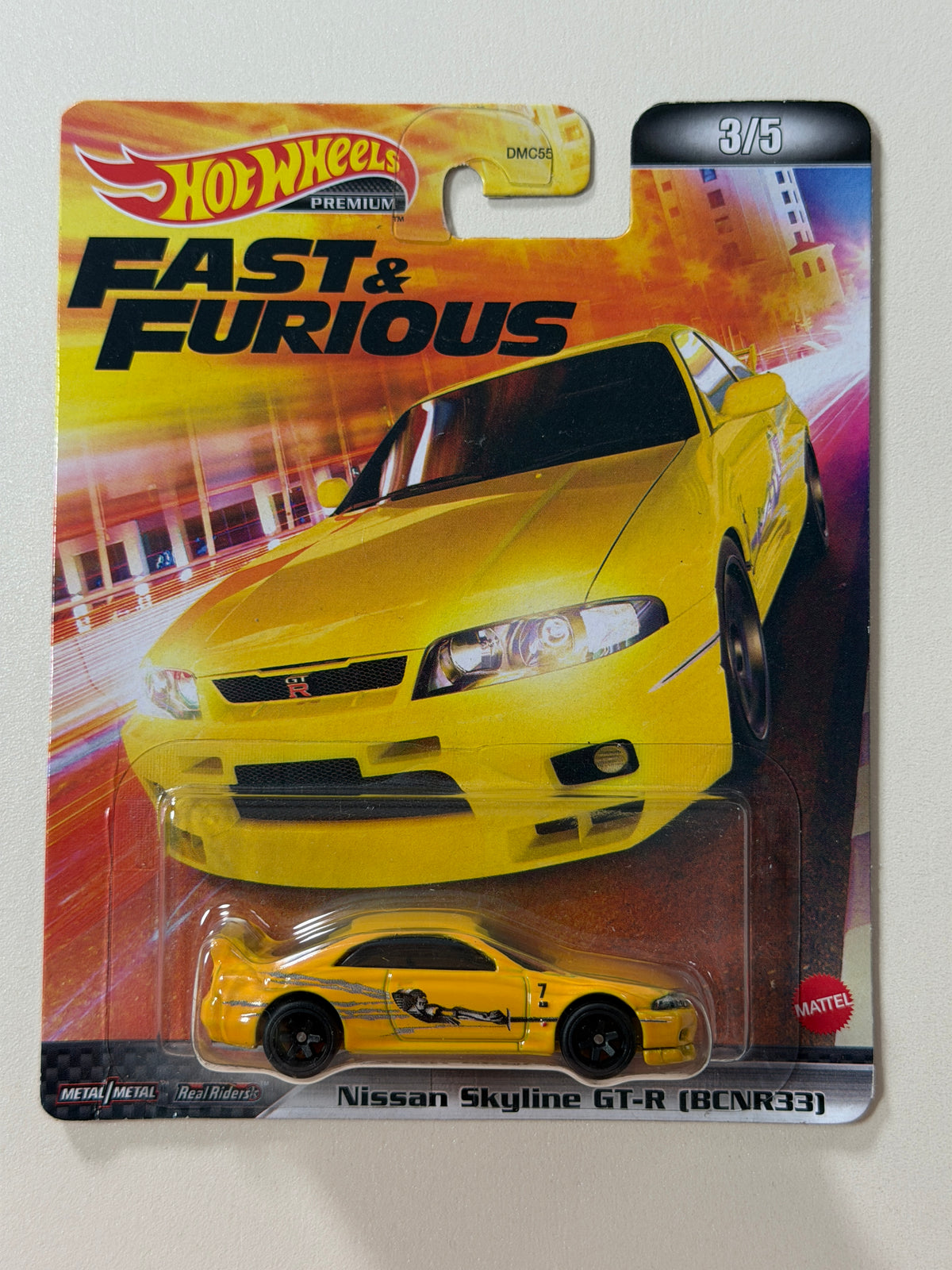 Hot Wheels PREMIUM Fast & Furious Nissan Skyline GT-R (BCNR33)