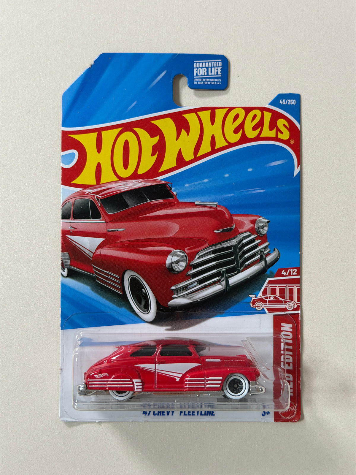 Hot Wheels 47 Chevy Fleetline Red Edition