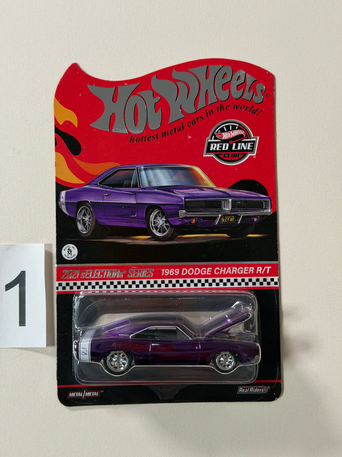 Hot Wheels RLC 1969 Dodge Charger R/T violett #1