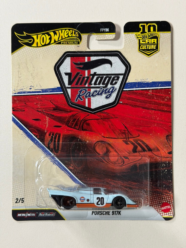 Hot Wheels PREMIUM Car Culture Porsche 917K Gulf