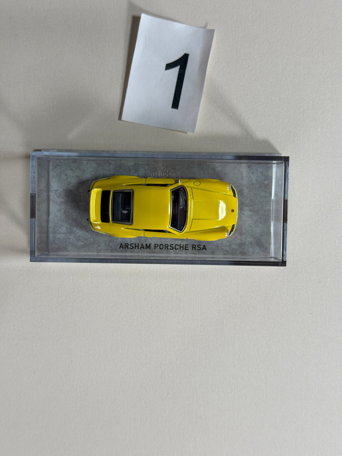 Hot Wheels RLC x Daniel Arsham 1973 Porsche 911 RSA #1