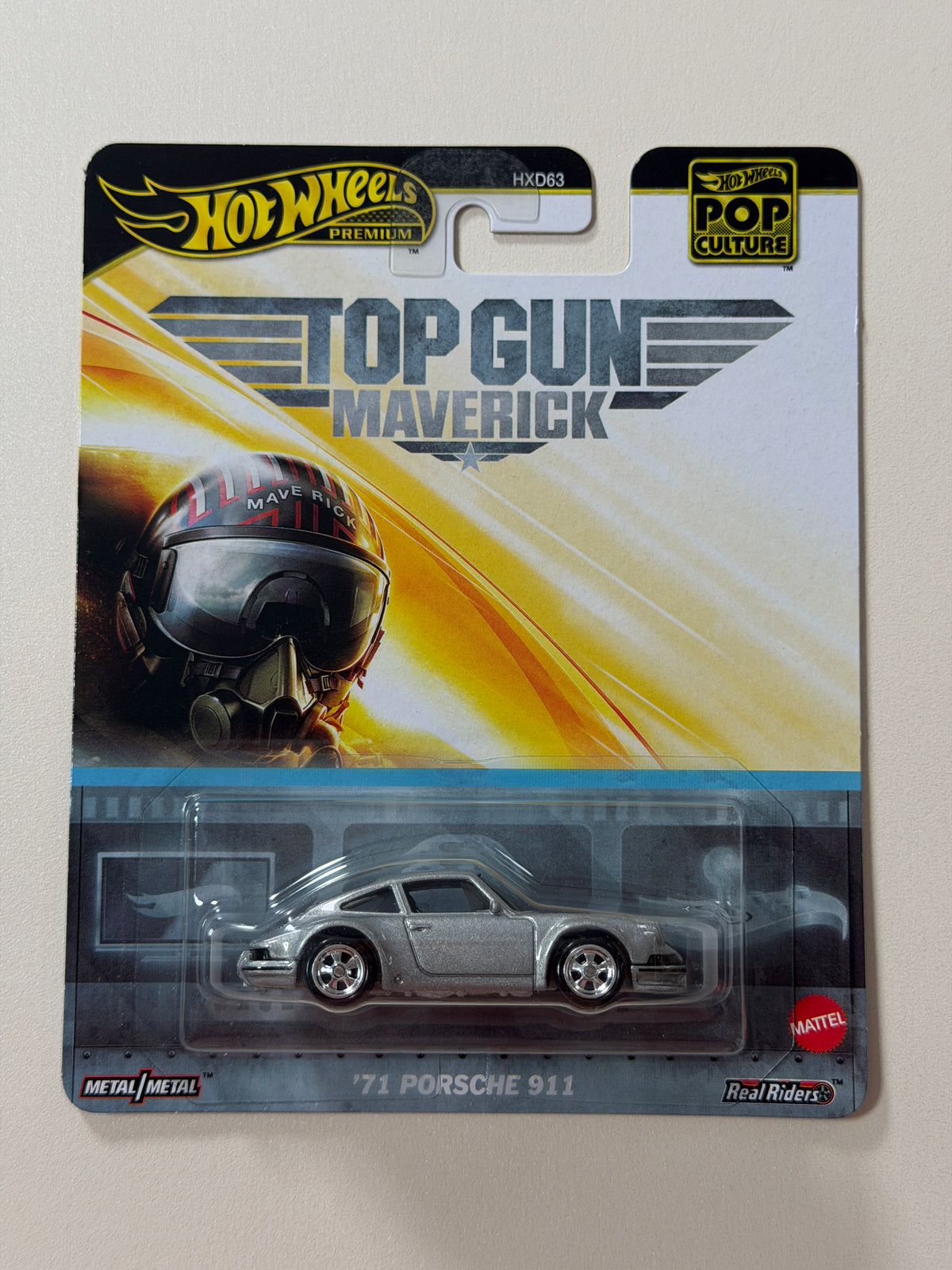 Hot Wheels PREMIUM Pop Culture '71 Porsche 911 Top Gun Maverick