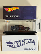 Hot Wheels RLC 1991 BMW M3 Blue #1