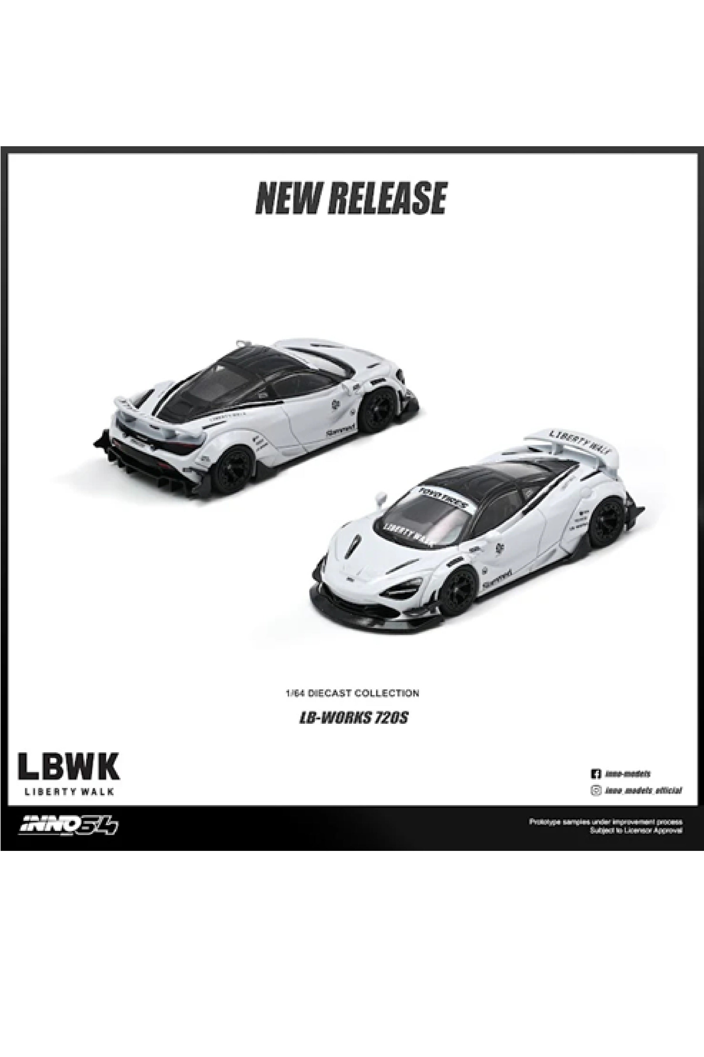 Preorder Inno64 Liberty Walk 720S biały