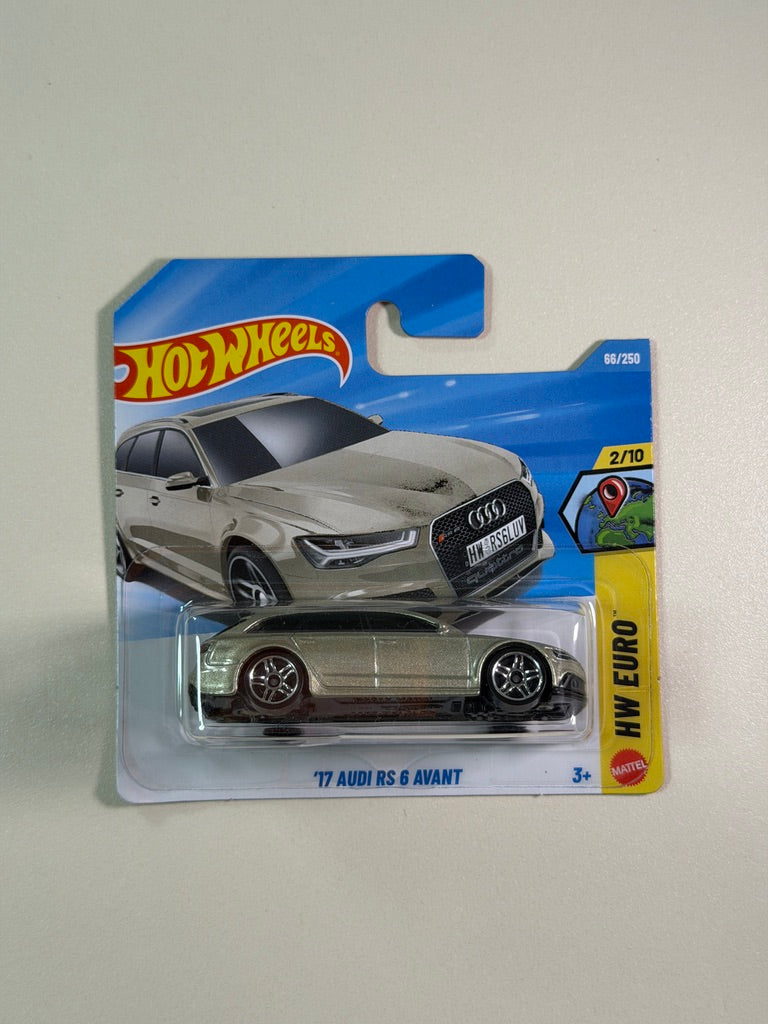 Hot Wheels 17 Audi RS 6 Avant szary mysi