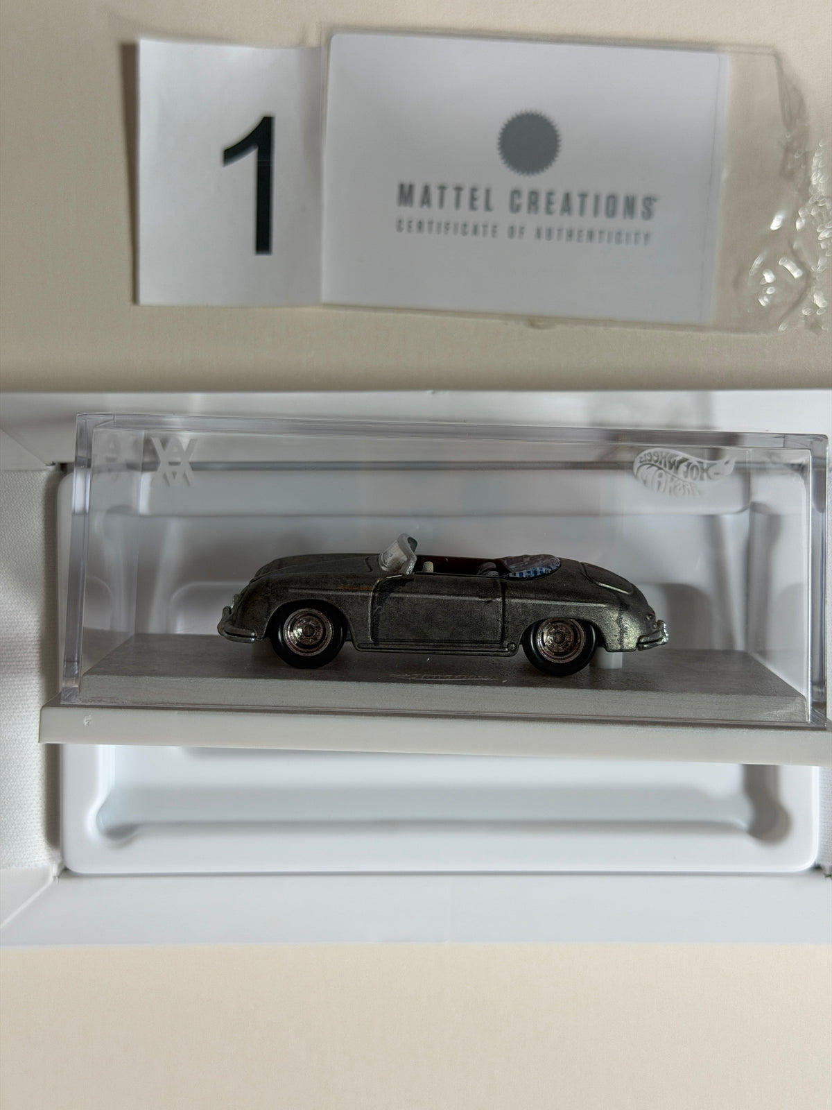 Hot Wheels RLC x Daniel Arsham Porsche 356 „Bonsai“ Speedster Nr. 1
