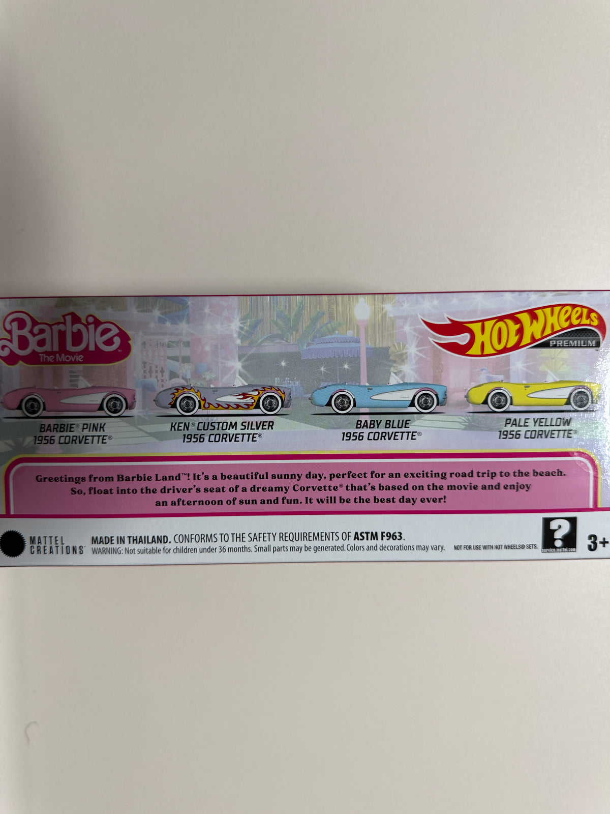 Hot Wheels PREMIUM Diorama 1956 Corvette Collector Barbie