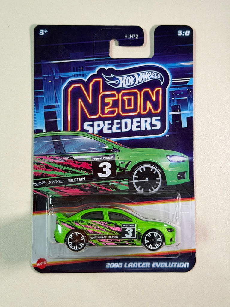 Hot Wheels Neon Speeders 2008 Lancer Evolution