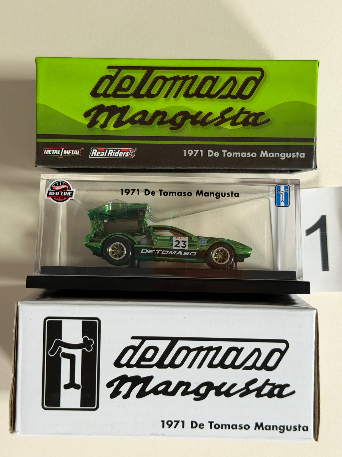 Hot Wheels RLC 1971 De Tomaso Mangusta #1
