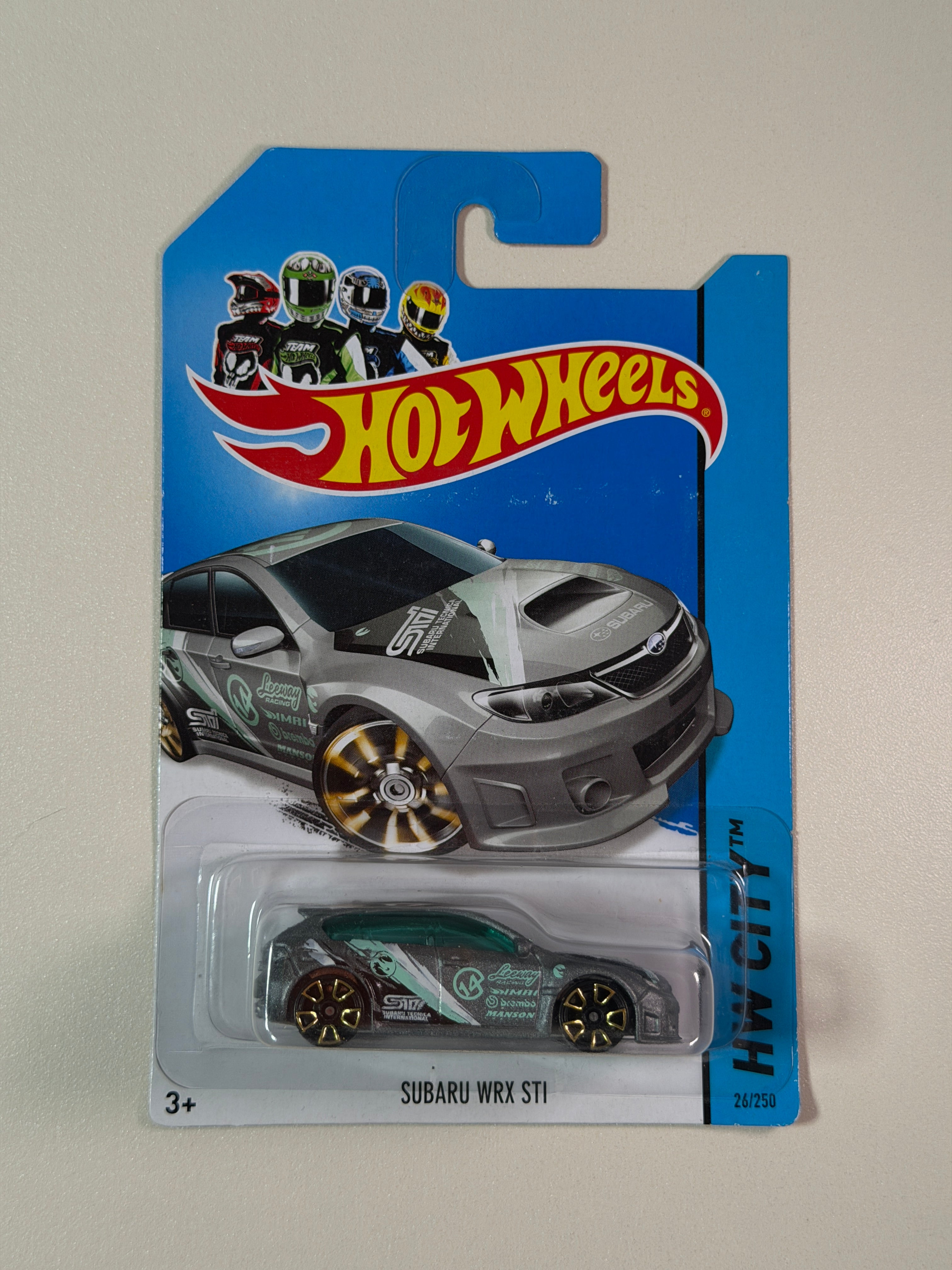 Hot Wheels Subaru WRX STi szary TH