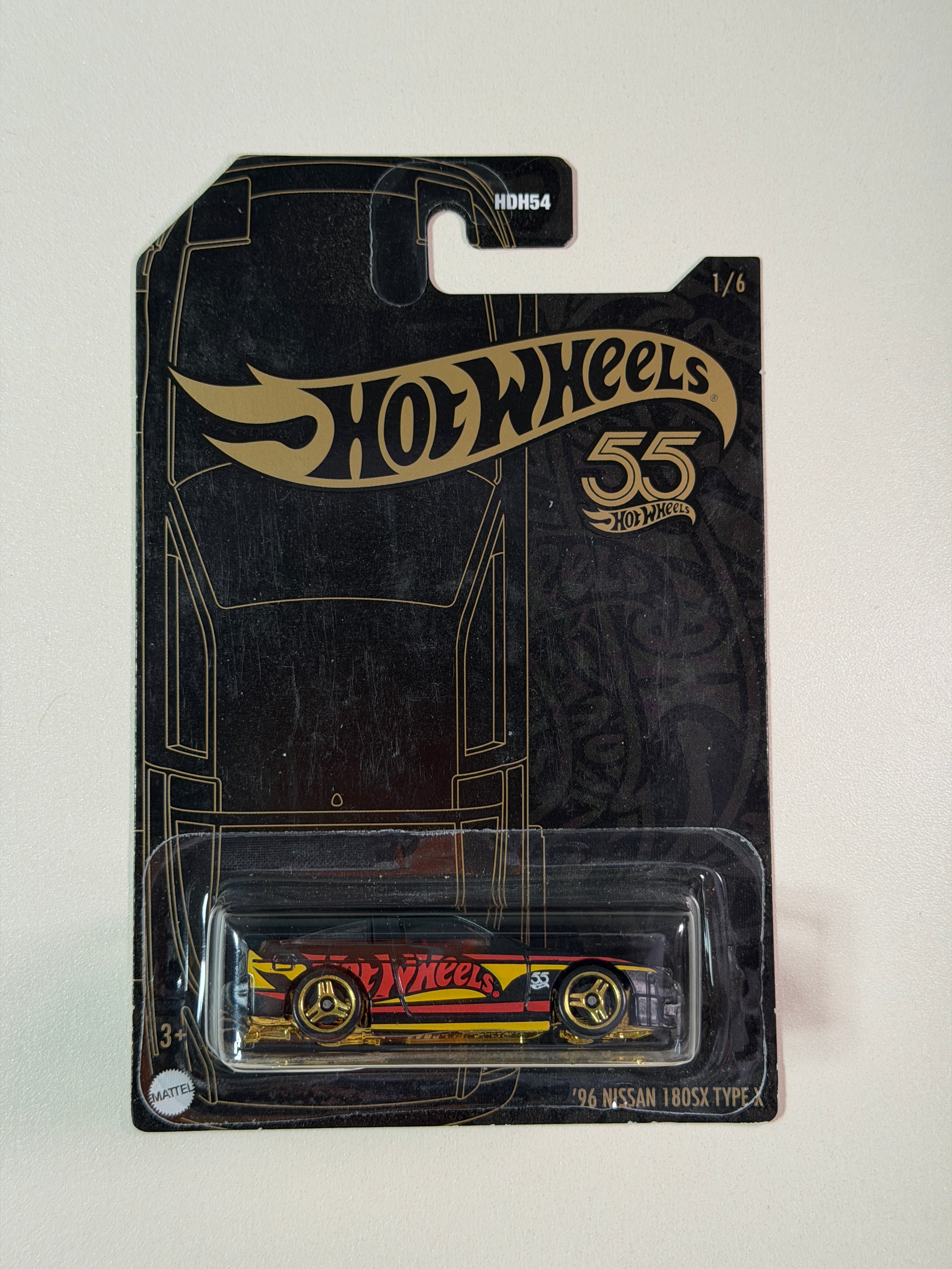 Hot Wheels 55th Pearl&Chrome 96 Nissan 180SX Type X
