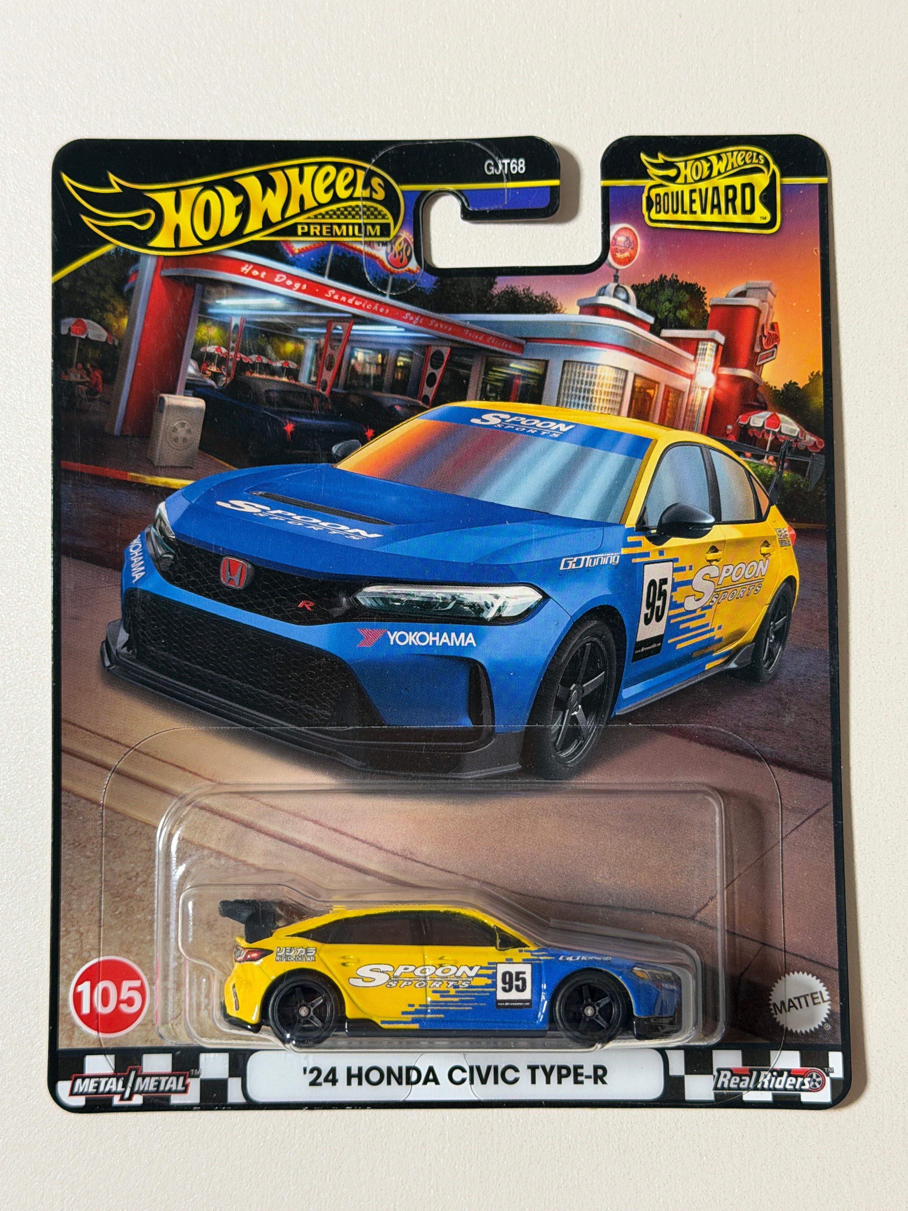 Hot Wheels PREMIUM Boulevard 105 24 Honda Civic Type-R