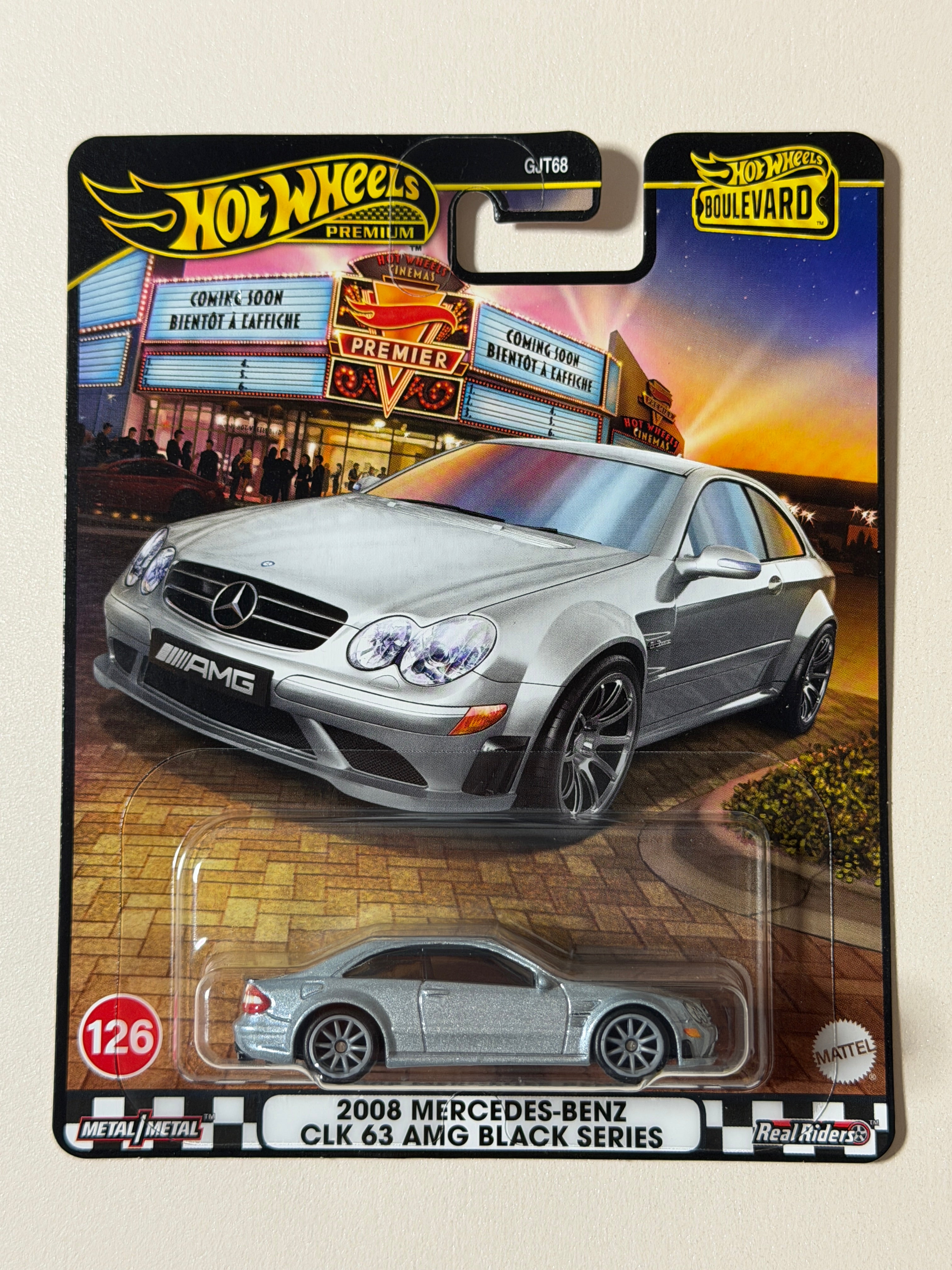 Hot Wheels PREMIUM Boulevard 126 CLK 63 AMG Black Series