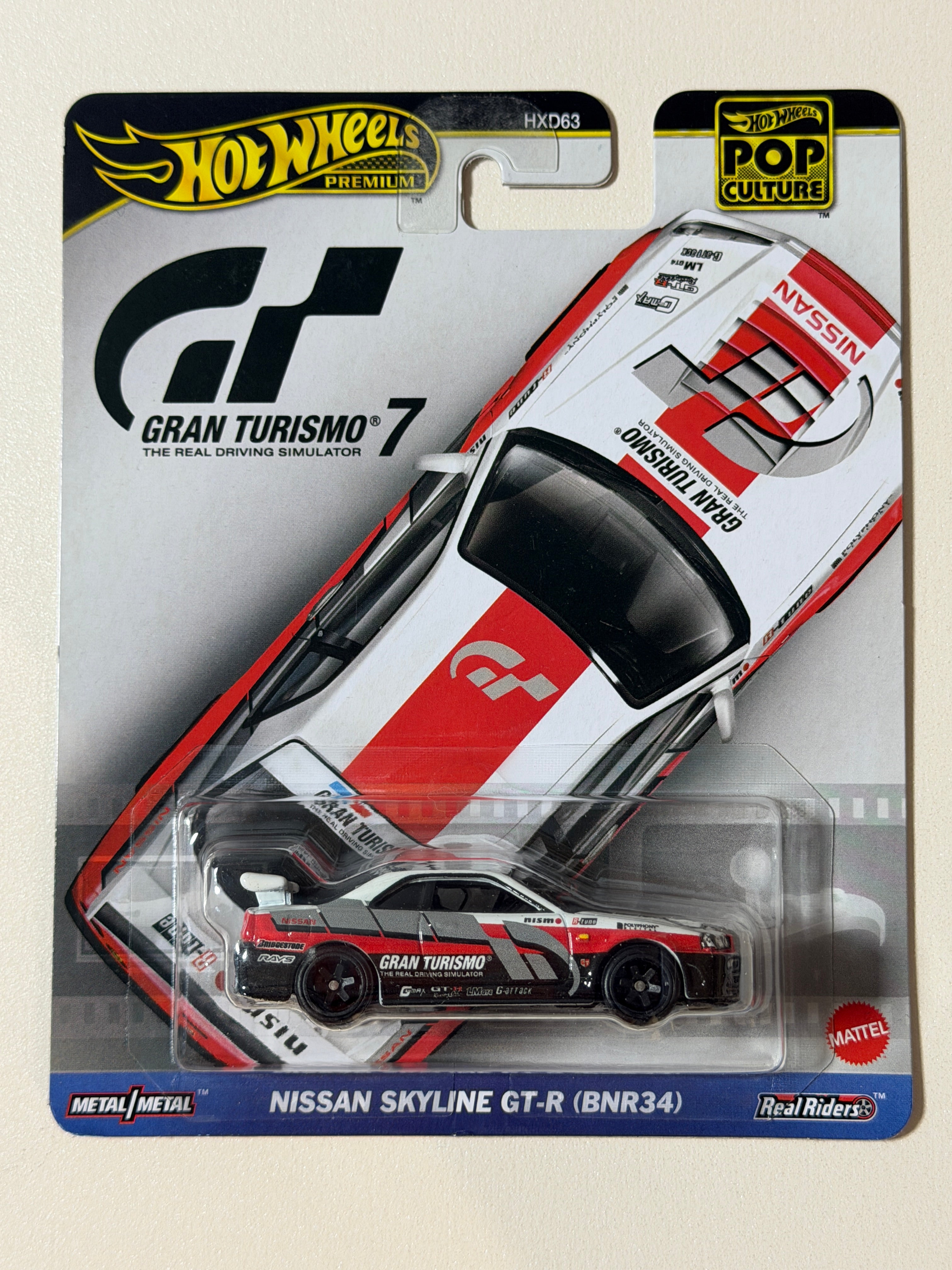 Hot Wheels PREMIUM Pop Culture Nissan Skyline GT-R (BNR34)