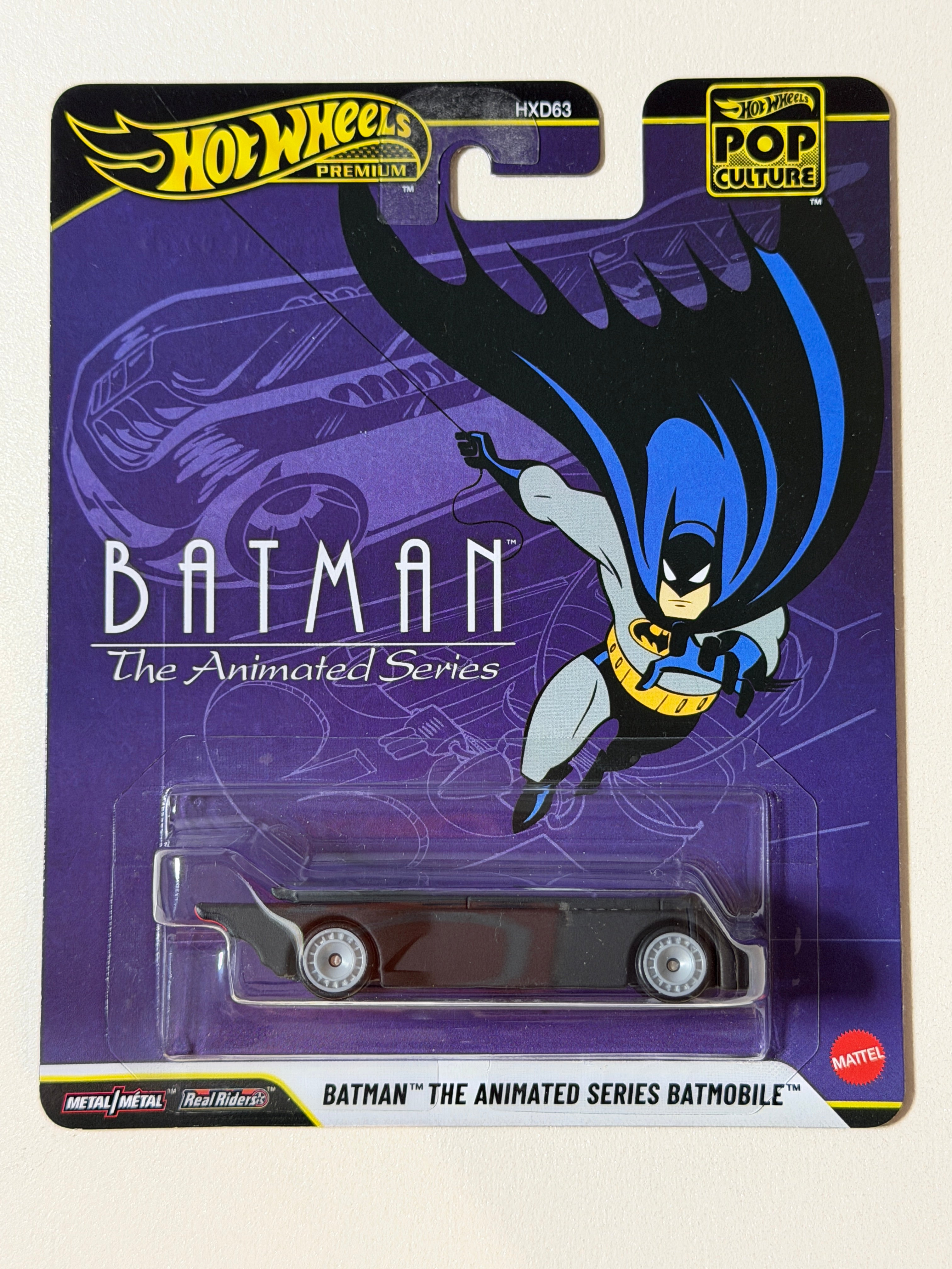 Hot Wheels PREMIUM Pop Culture Batman The Animated Series Batmobile