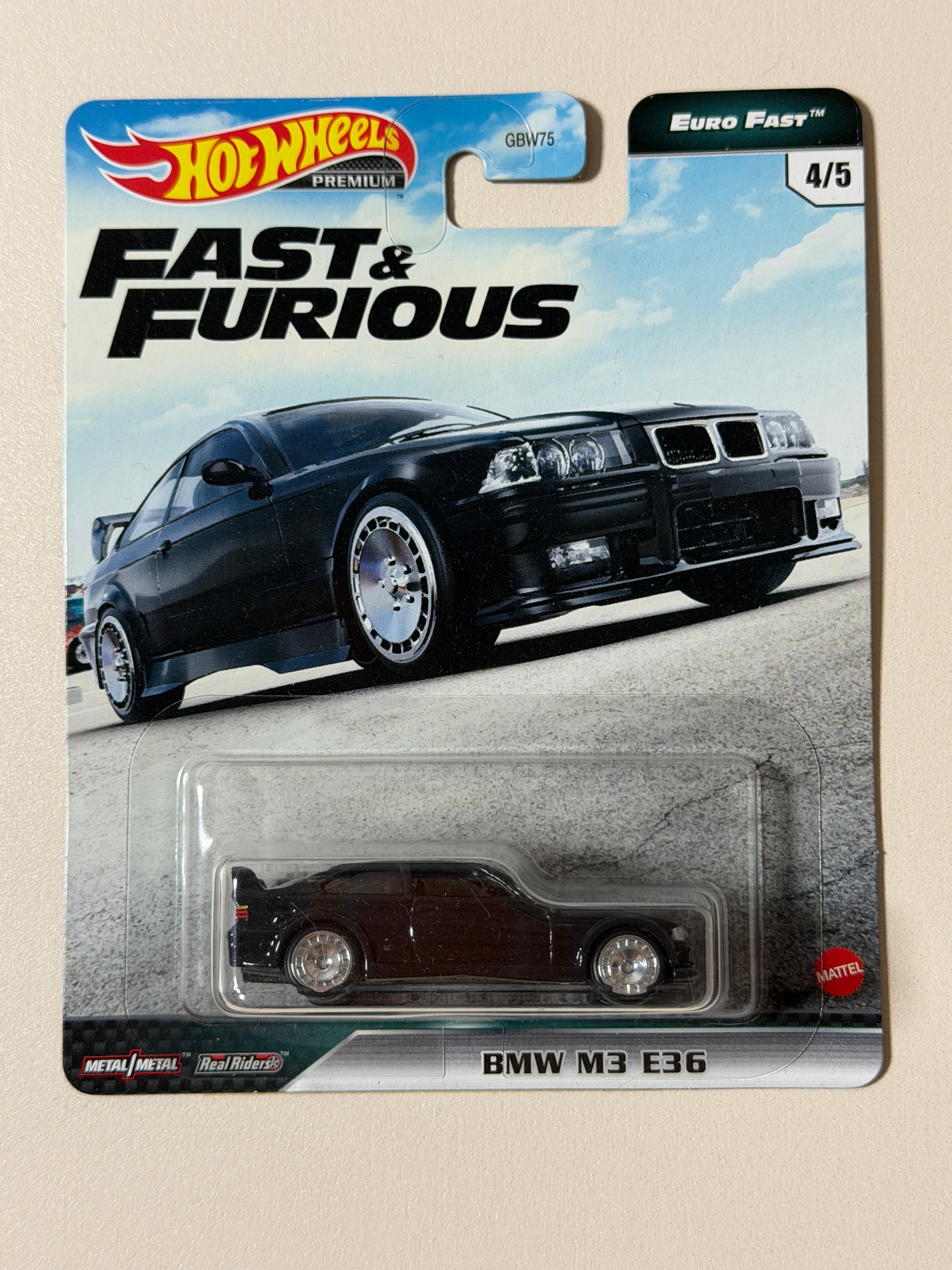 Hot Wheels PREMIUM Fast&Furious BMW M3 E36