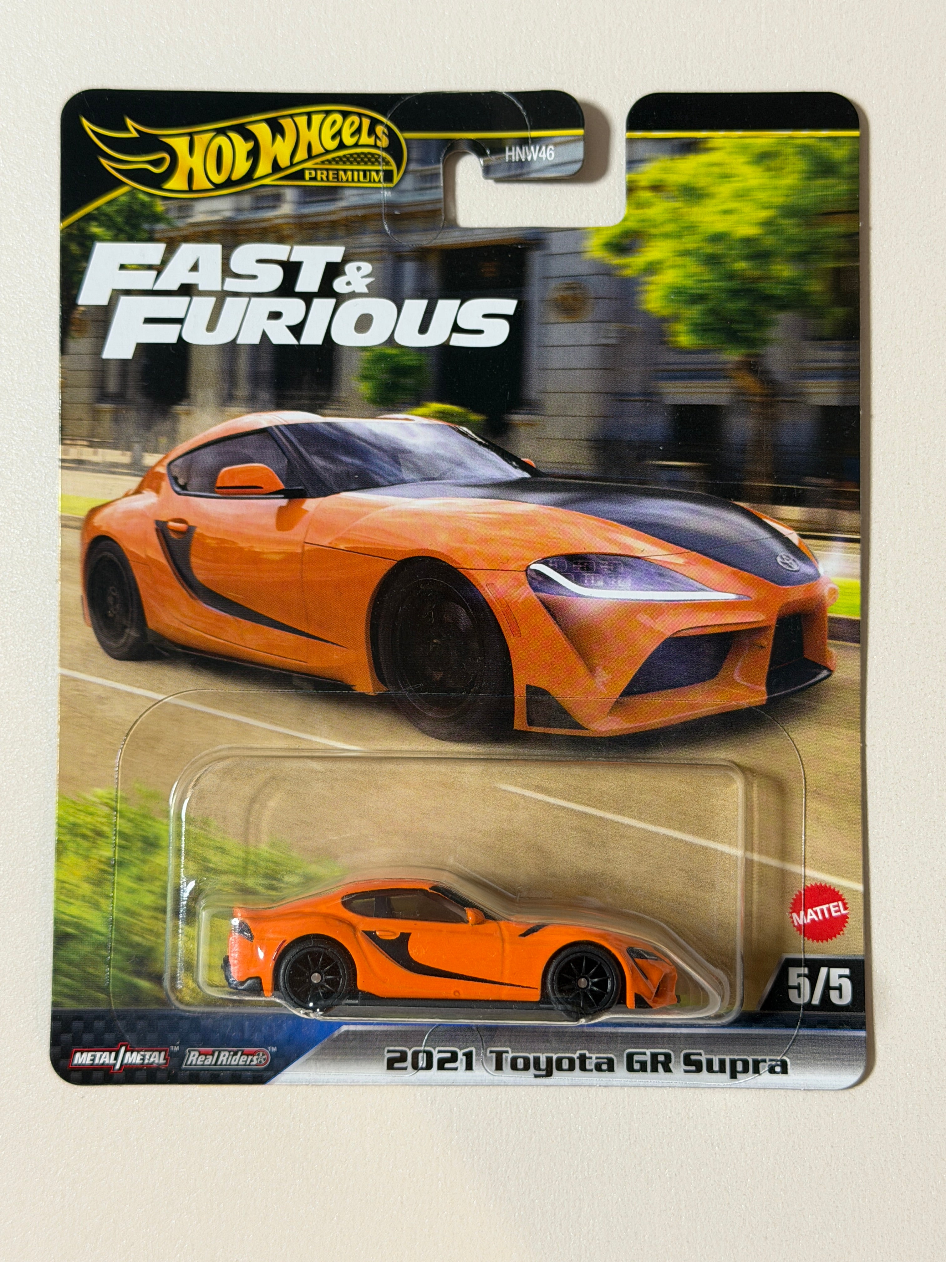 Hot Wheels PREMIUM Fast&Furious 2021 Toyota GR Supra
