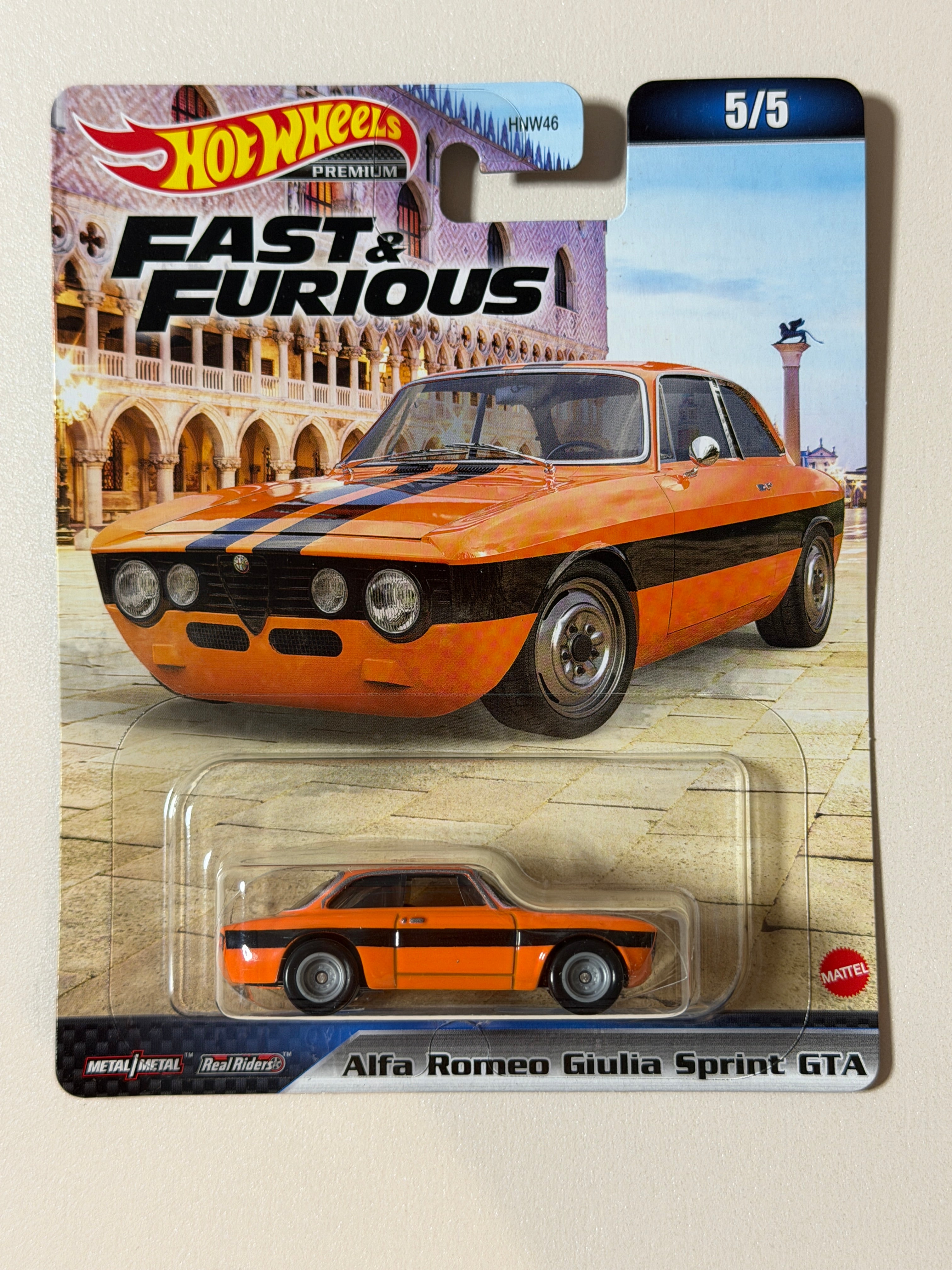 Hot Wheels PREMIUM Fast&Furious Alfa Romeo Giulia Sprint GTA
