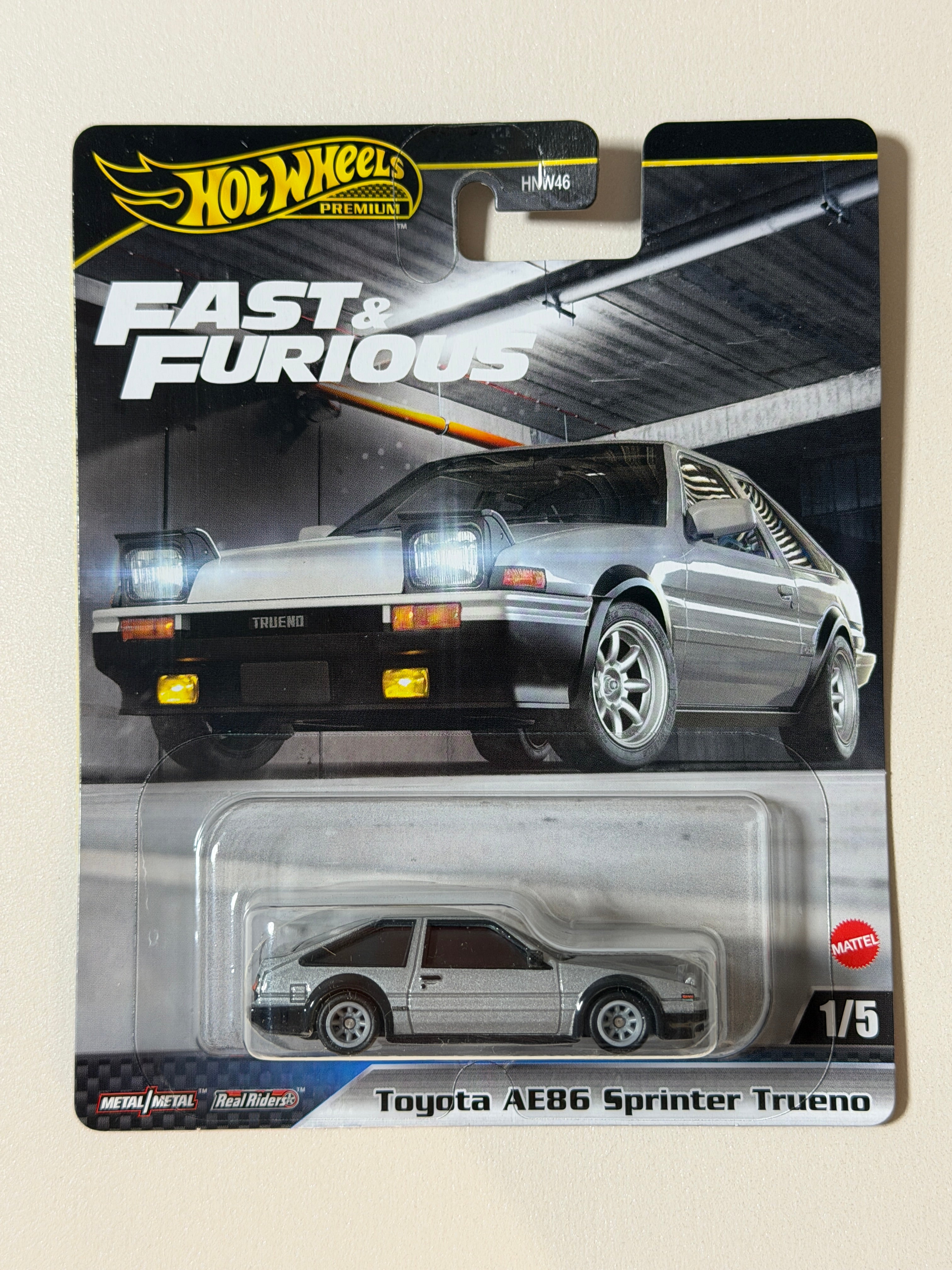 Hot Wheels PREMIUM Fast&Furious Toyota AE86 Sprinter Trueno