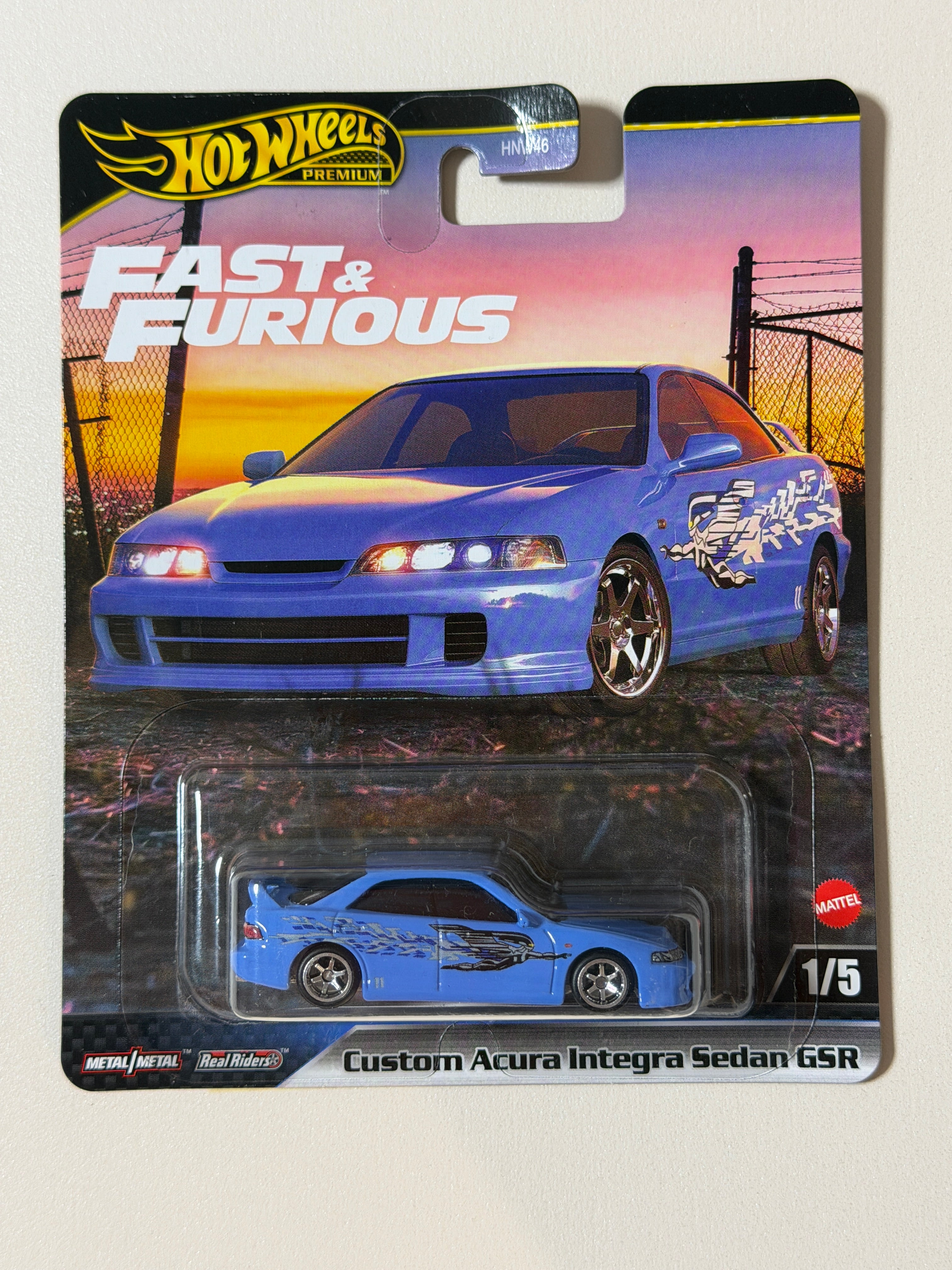 Hot Wheels PREMIUM Fast&Furious Custom Acura Integra Sedan GSR