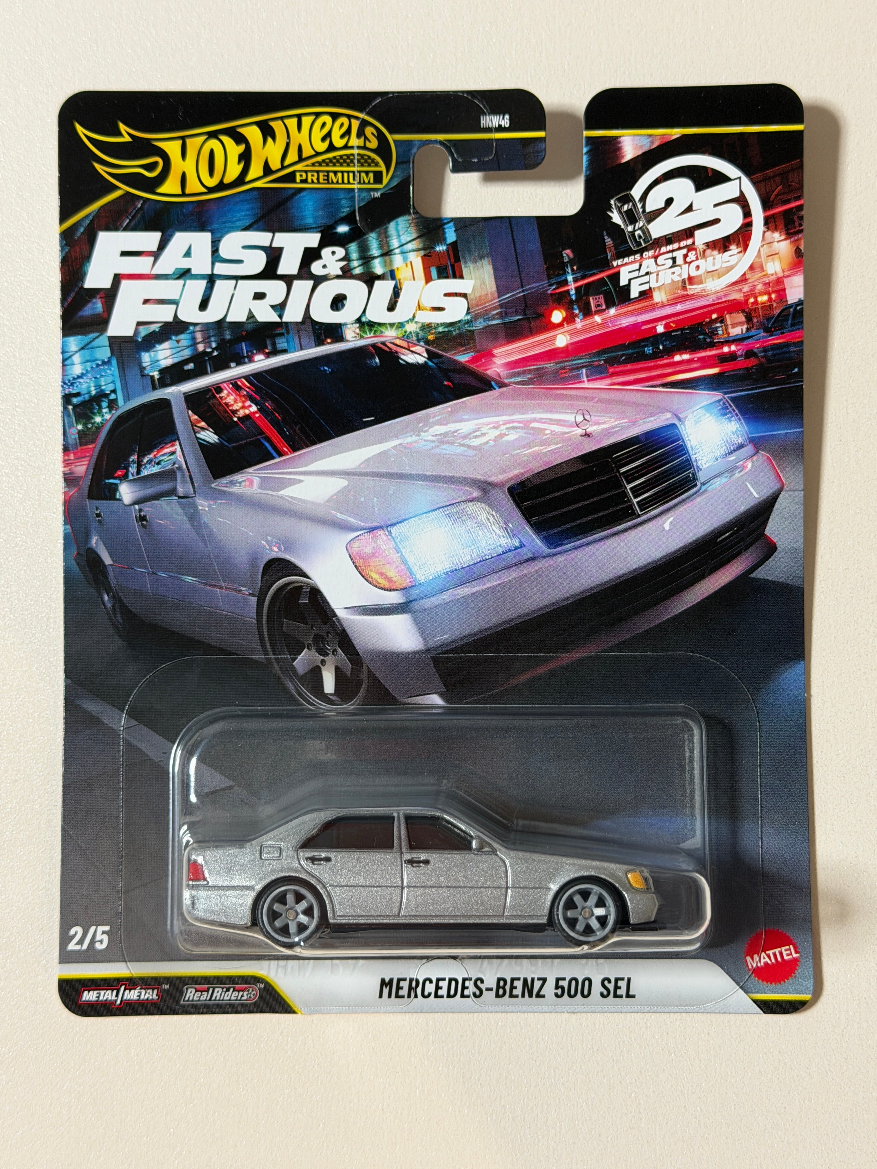 Hot Wheels PREMIUM Fast&Furious Mercedes-Benz 500 SEL