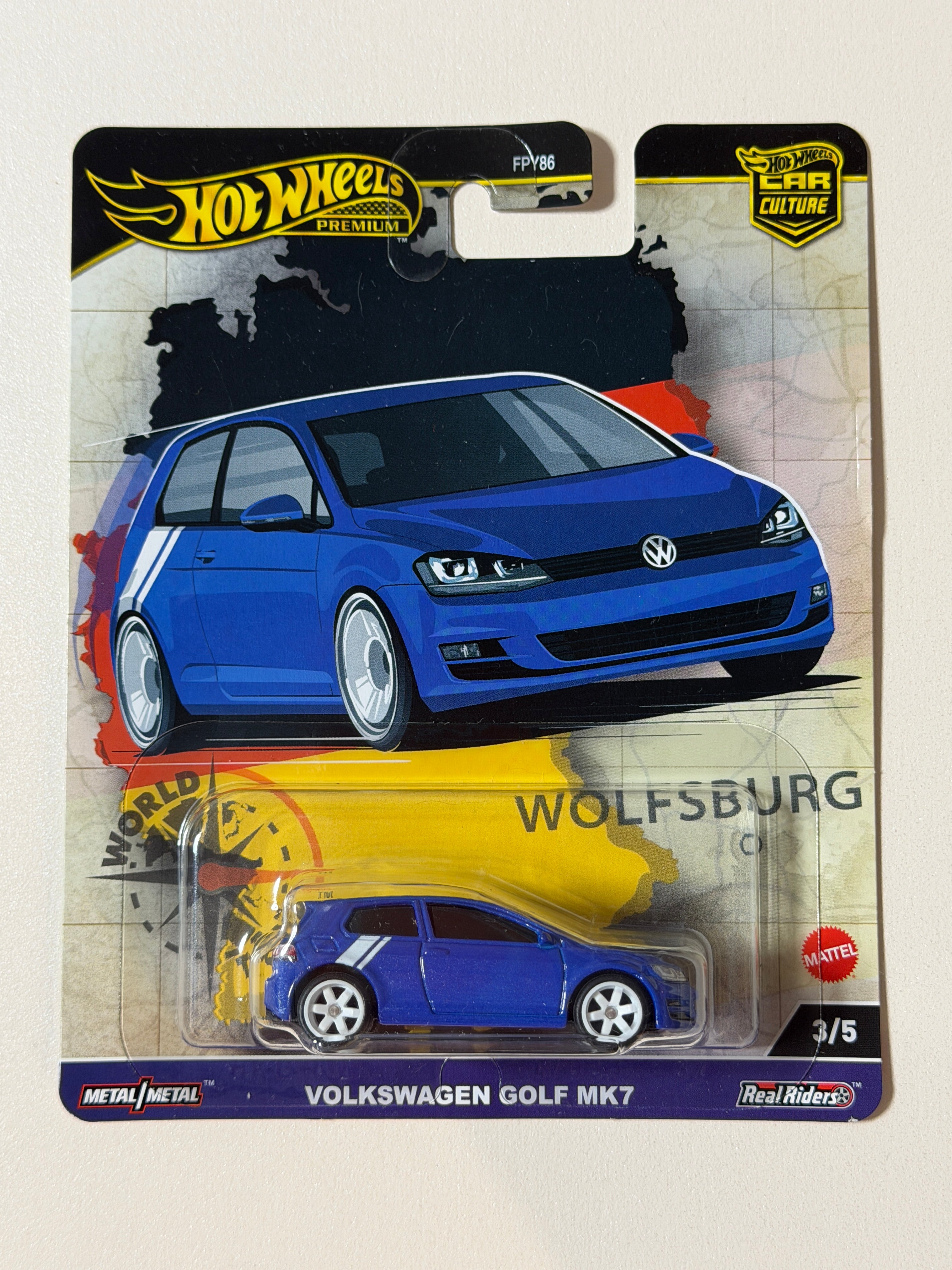 Hot Wheels PREMIUM Car Culture Volkswagen Golf MK7
