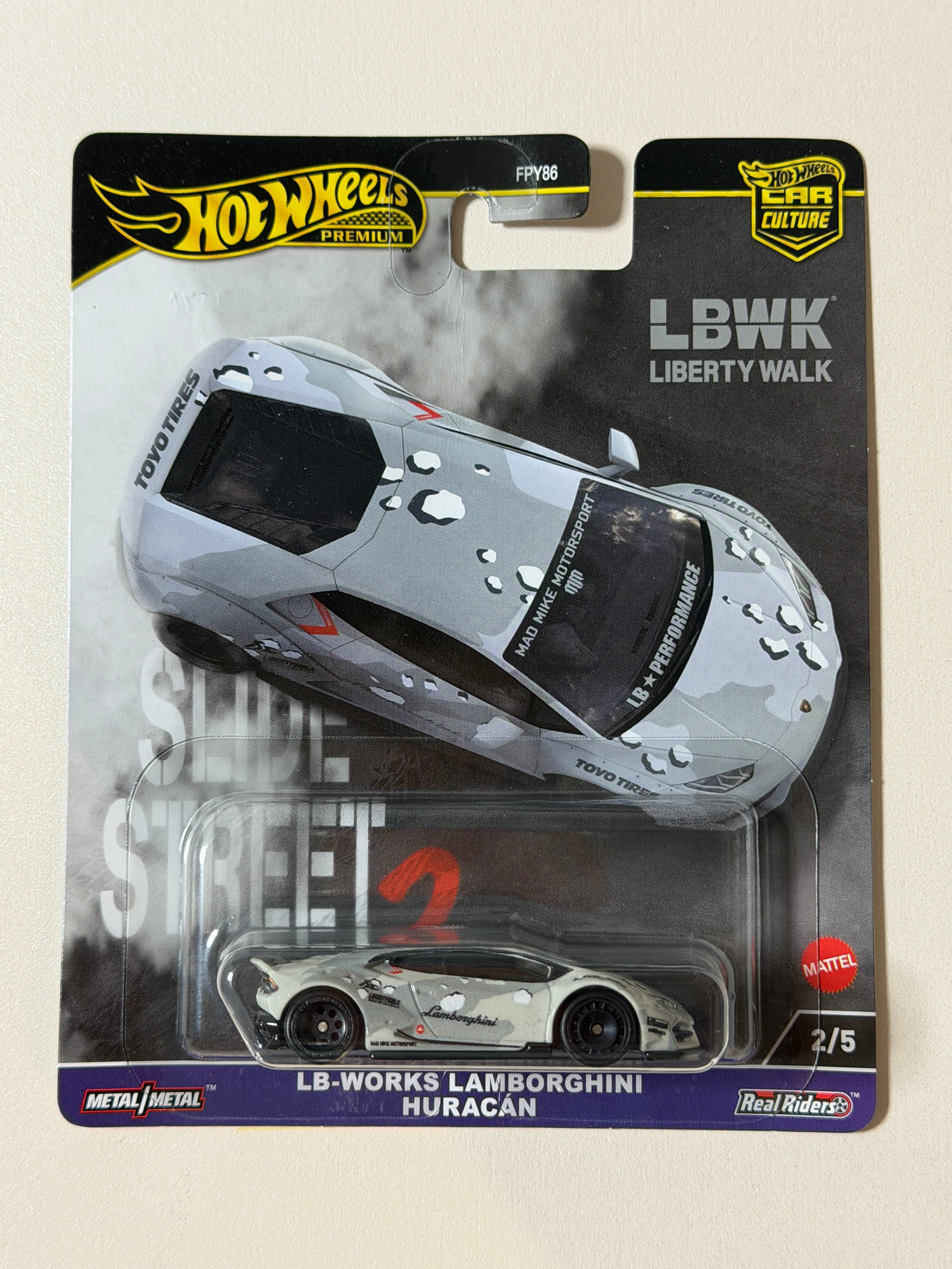 Hot Wheels PREMIUM Car Culture LB-Works Lamborghini Huracan
