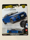 Hot Wheels PREMIUM Car Culture Nissan Skyline GT-R V-SPEC II (BNR34)