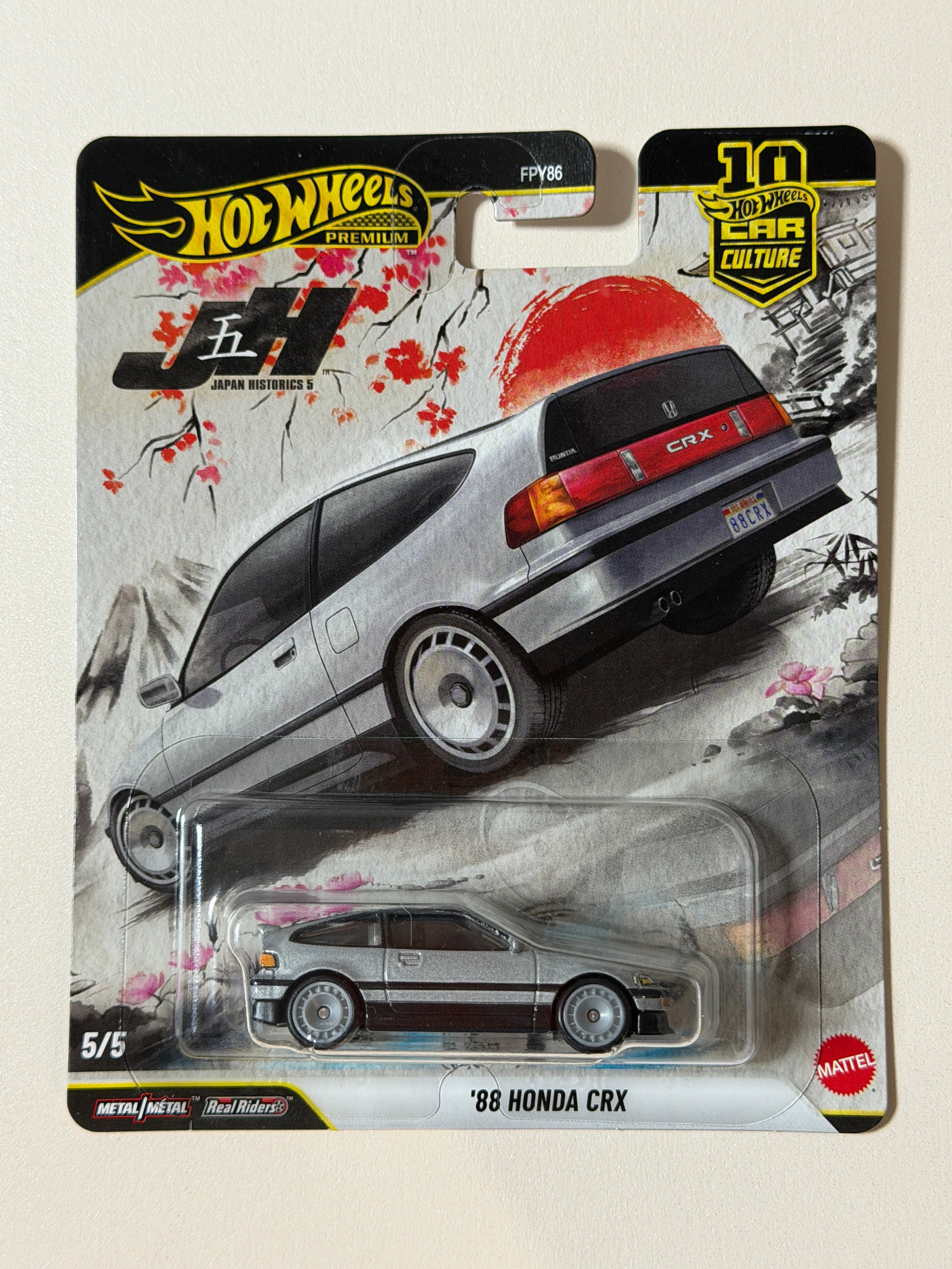 Hot Wheels PREMIUM Car Culture 88 Honda CRX