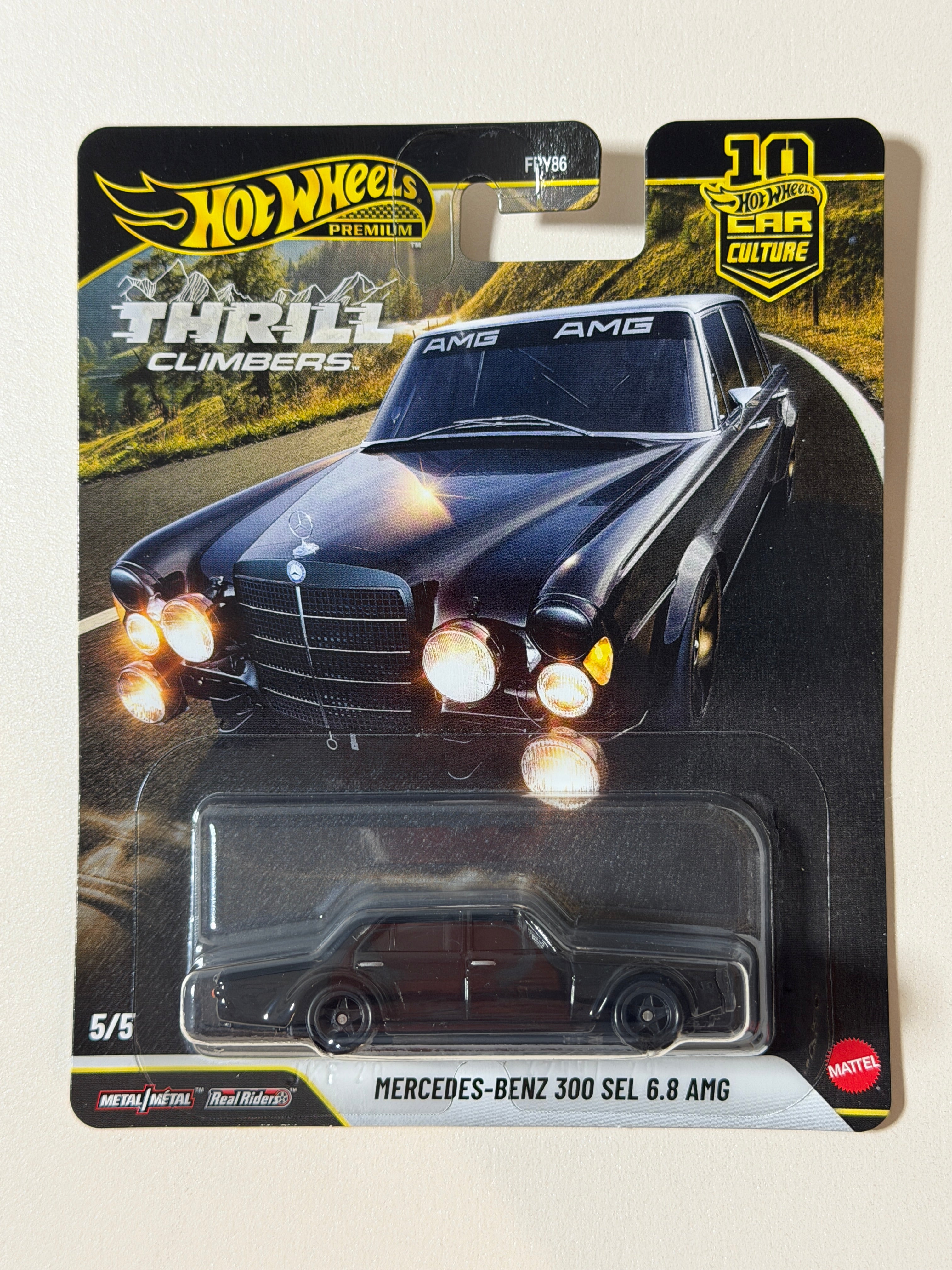 Hot Wheels PREMIUM Car Culture Mercedes-Benz 300 SEL 6.8 AMG