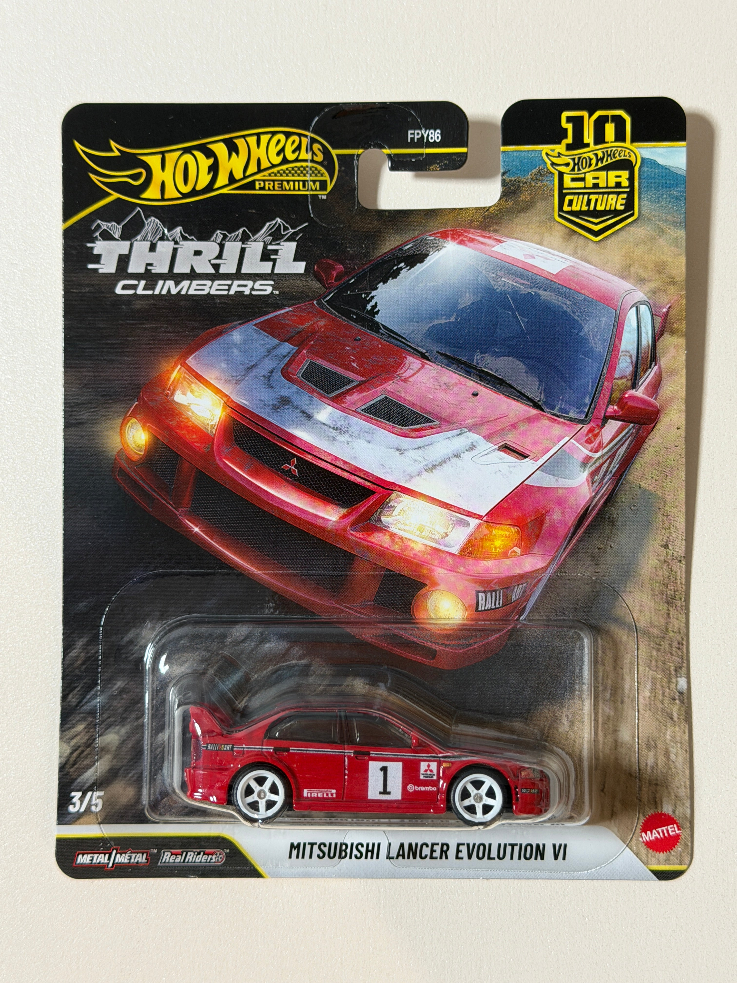 Hot Wheels PREMIUM Car Culture Mitsubishi Lancer Evolution VI