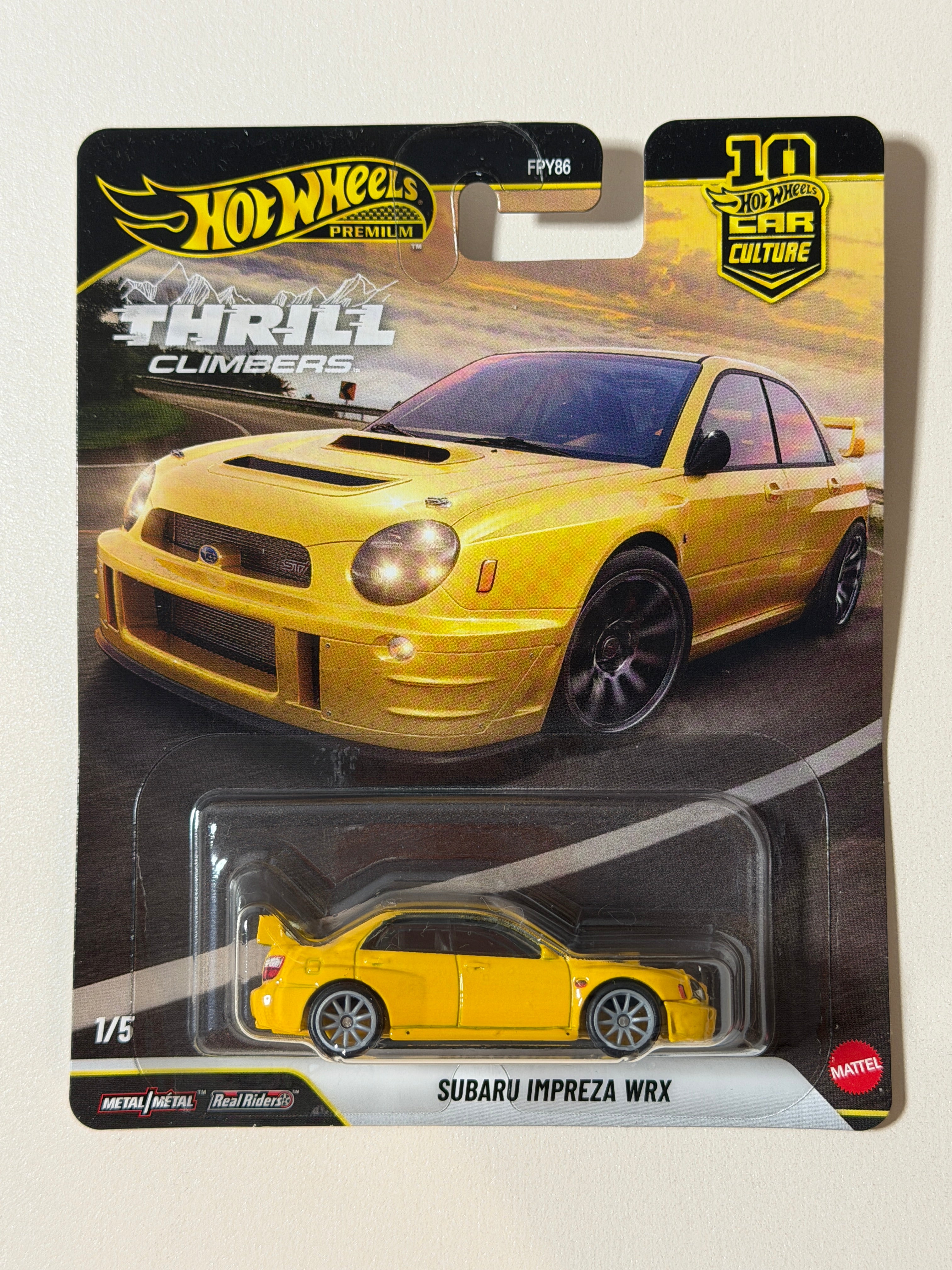 Hot Wheels PREMIUM Car Culture Subaru Impreza WRX