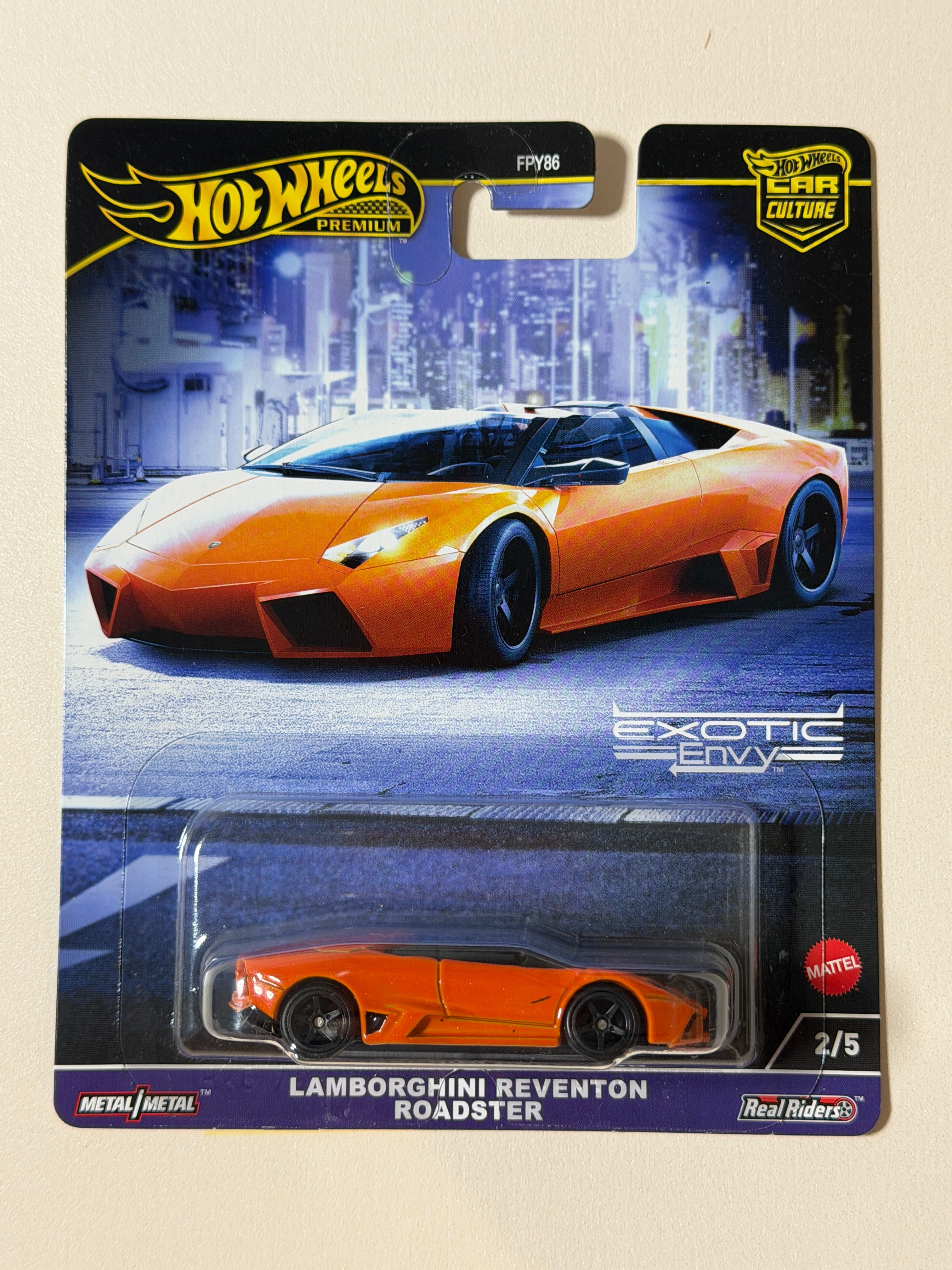 Hot Wheels PREMIUM Car Culture Lamborghini Reventon Roadster