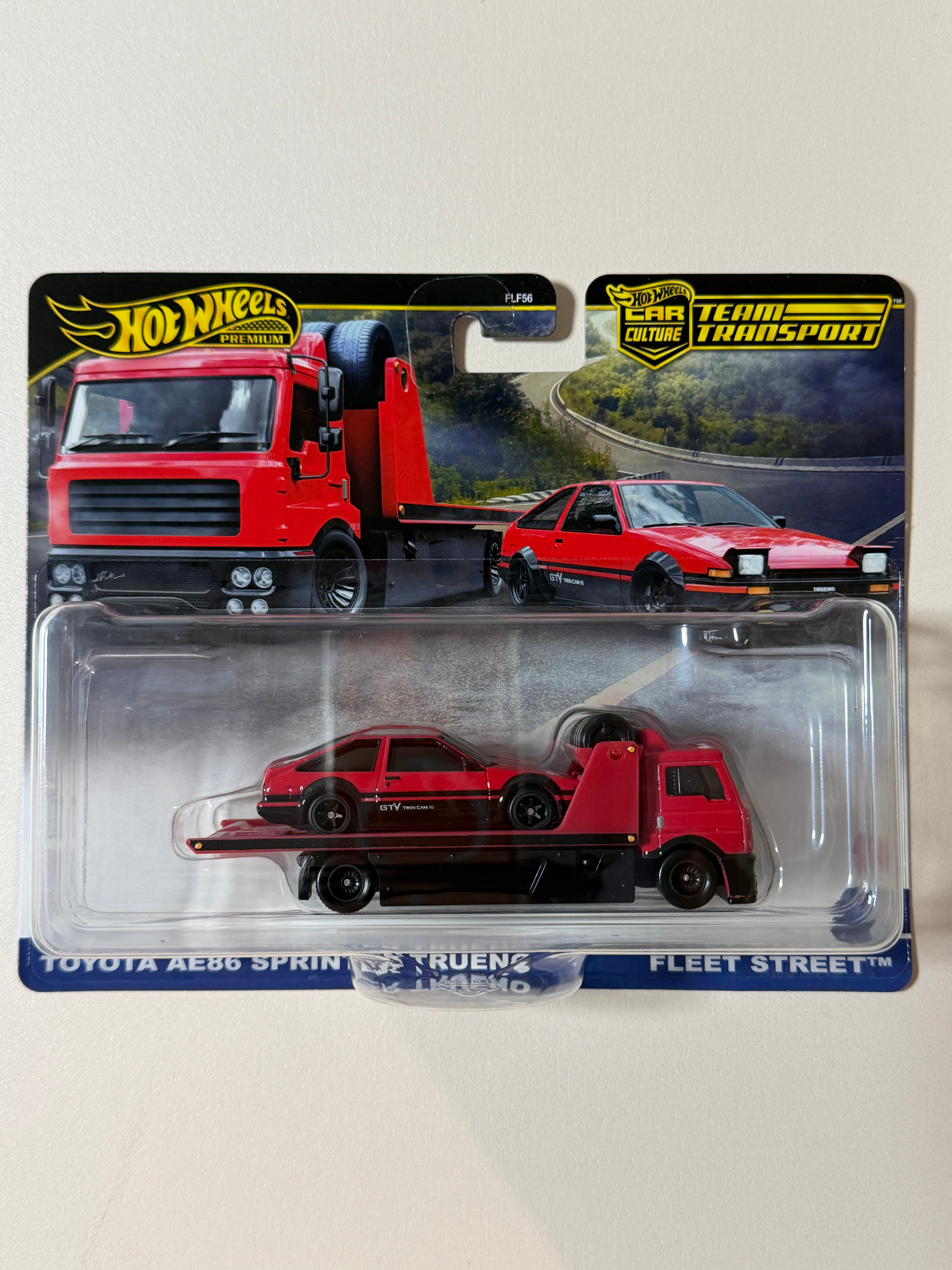Hot Wheels PREMIUM Team Transport Toyota AE86 Sprint Trueno Fleet Street #84