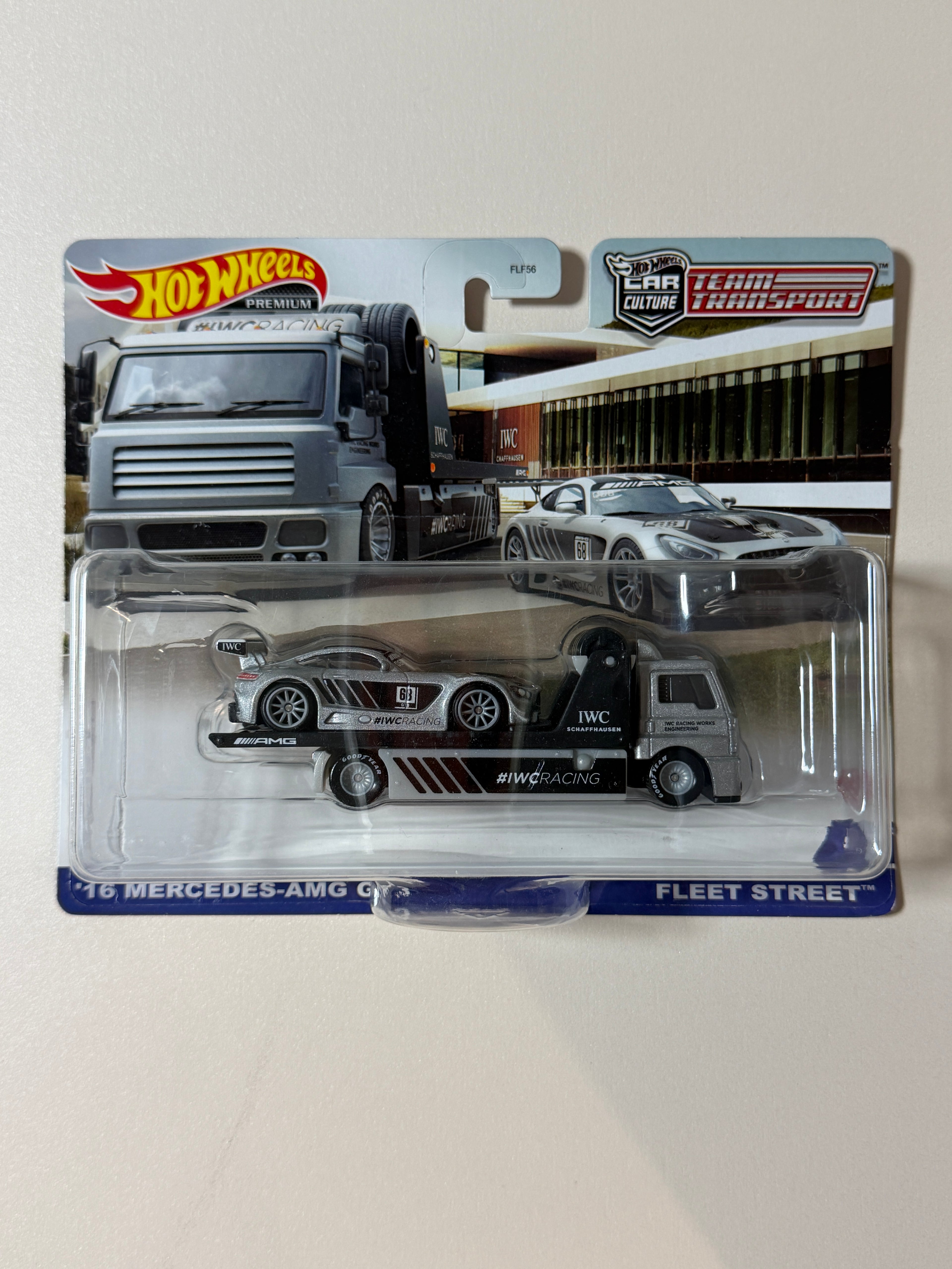 Hot Wheels PREMIUM Team Transport 16 Mercedes-AMG GT3 Fleet Stret #48