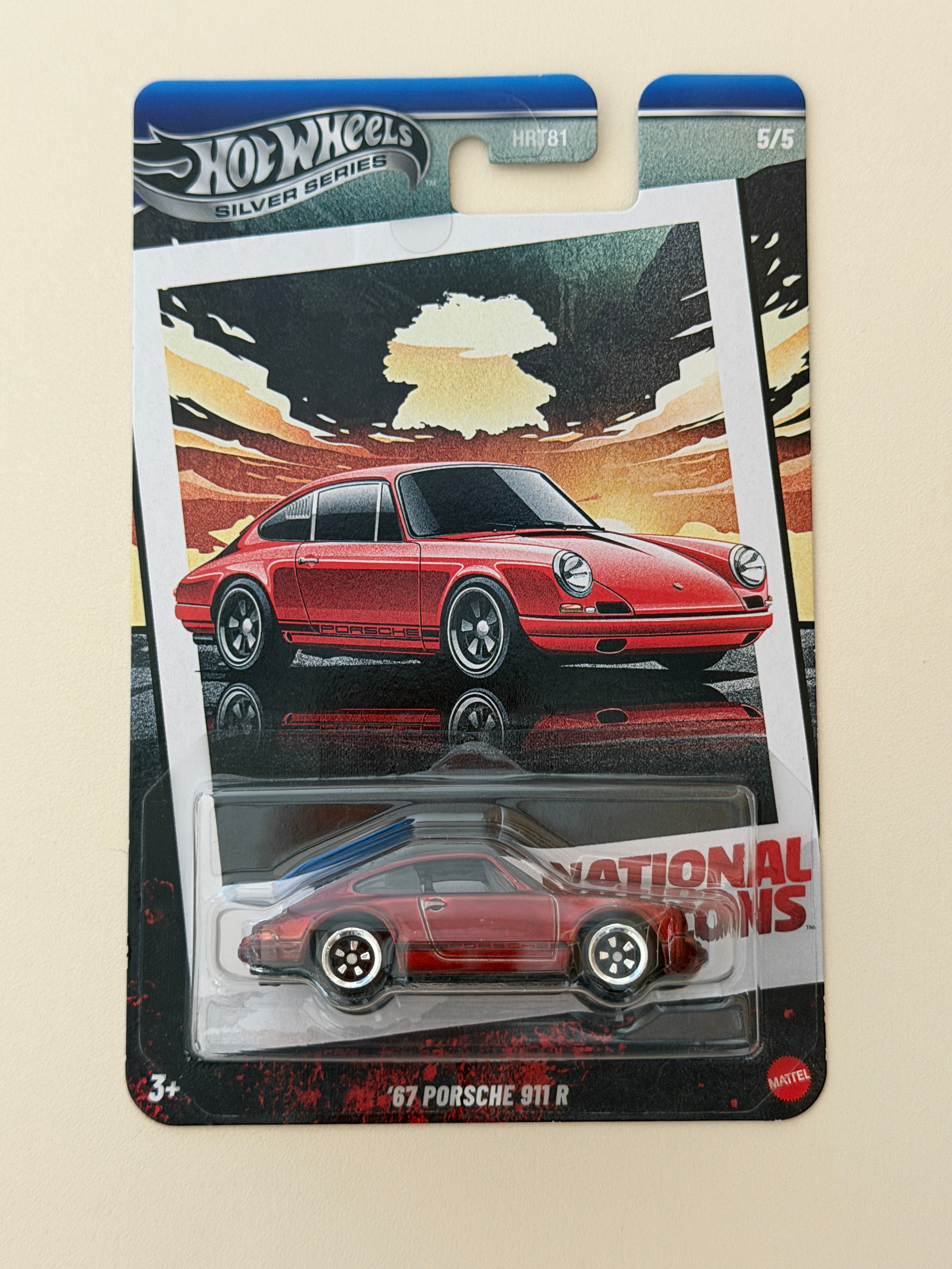 Hot Wheels Silver Series National Icons 67 Porsche 911 R