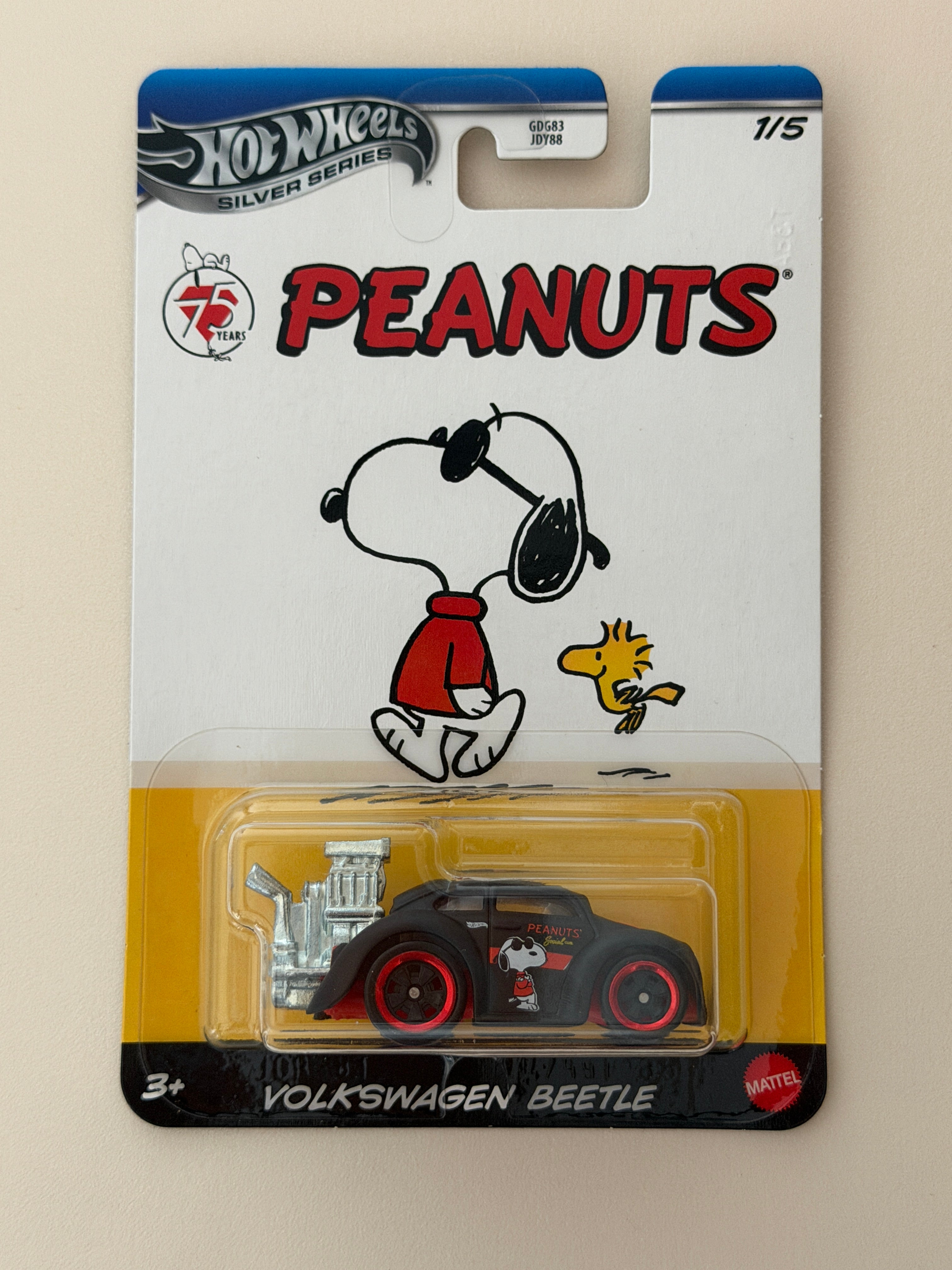 Hot Wheels Silver Series PEANUTS Volkswagen Beetle