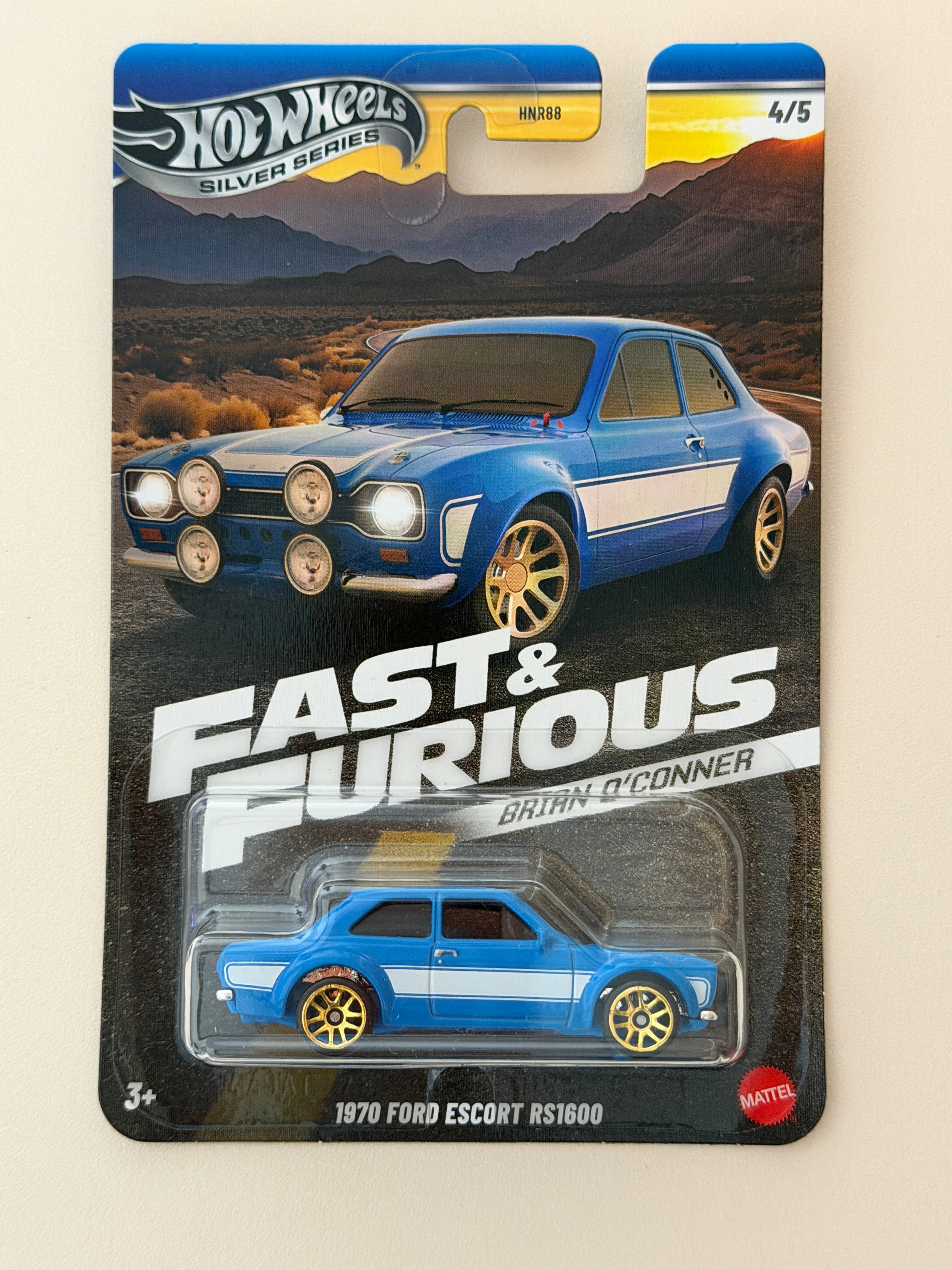 Hot Wheels Silver Series Fast&Furious 1970 Ford Escort RS1600