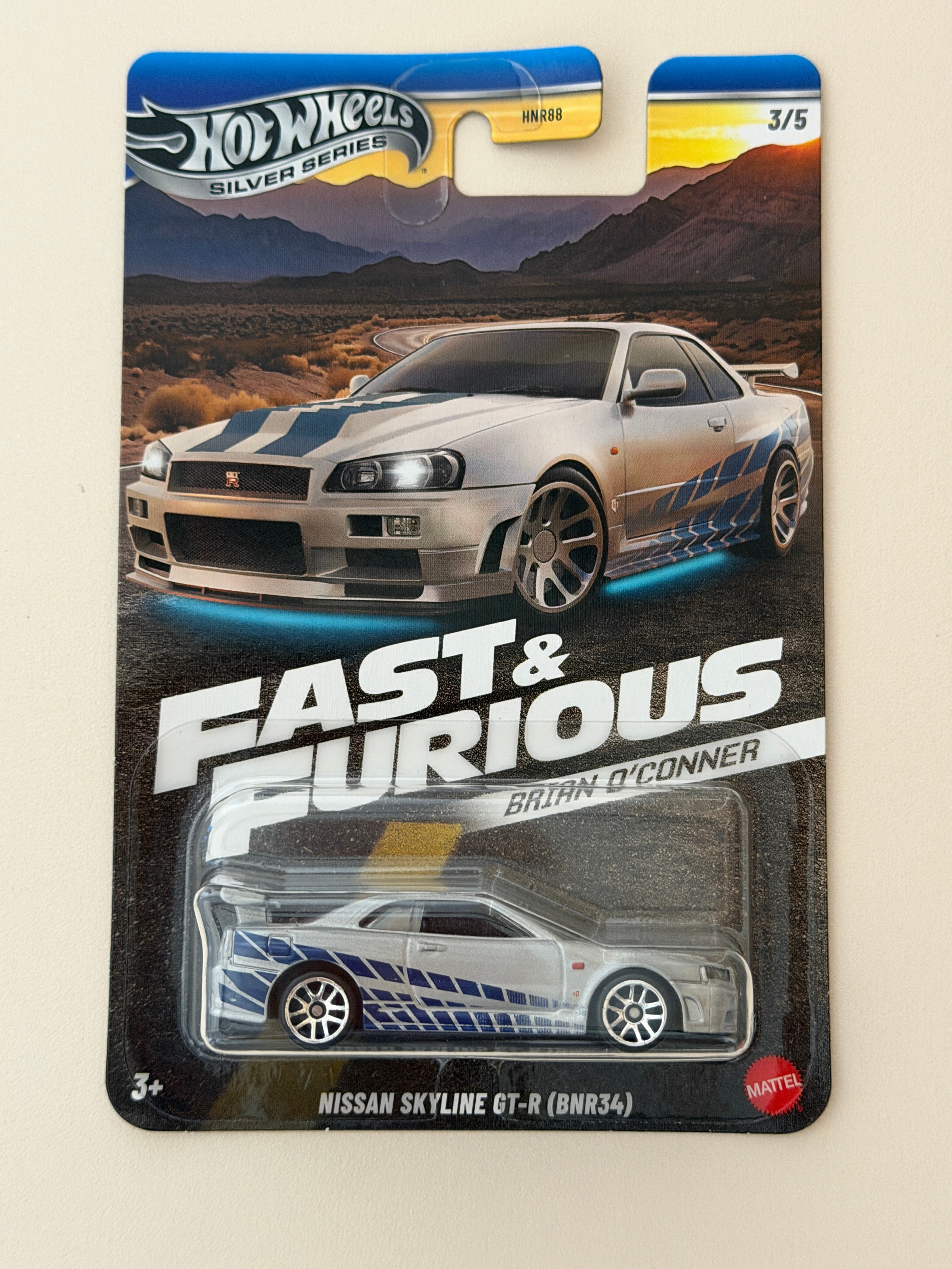 Hot Wheels Silver Series Fast&Furious Nissan Skyline GT-R (BNR34)