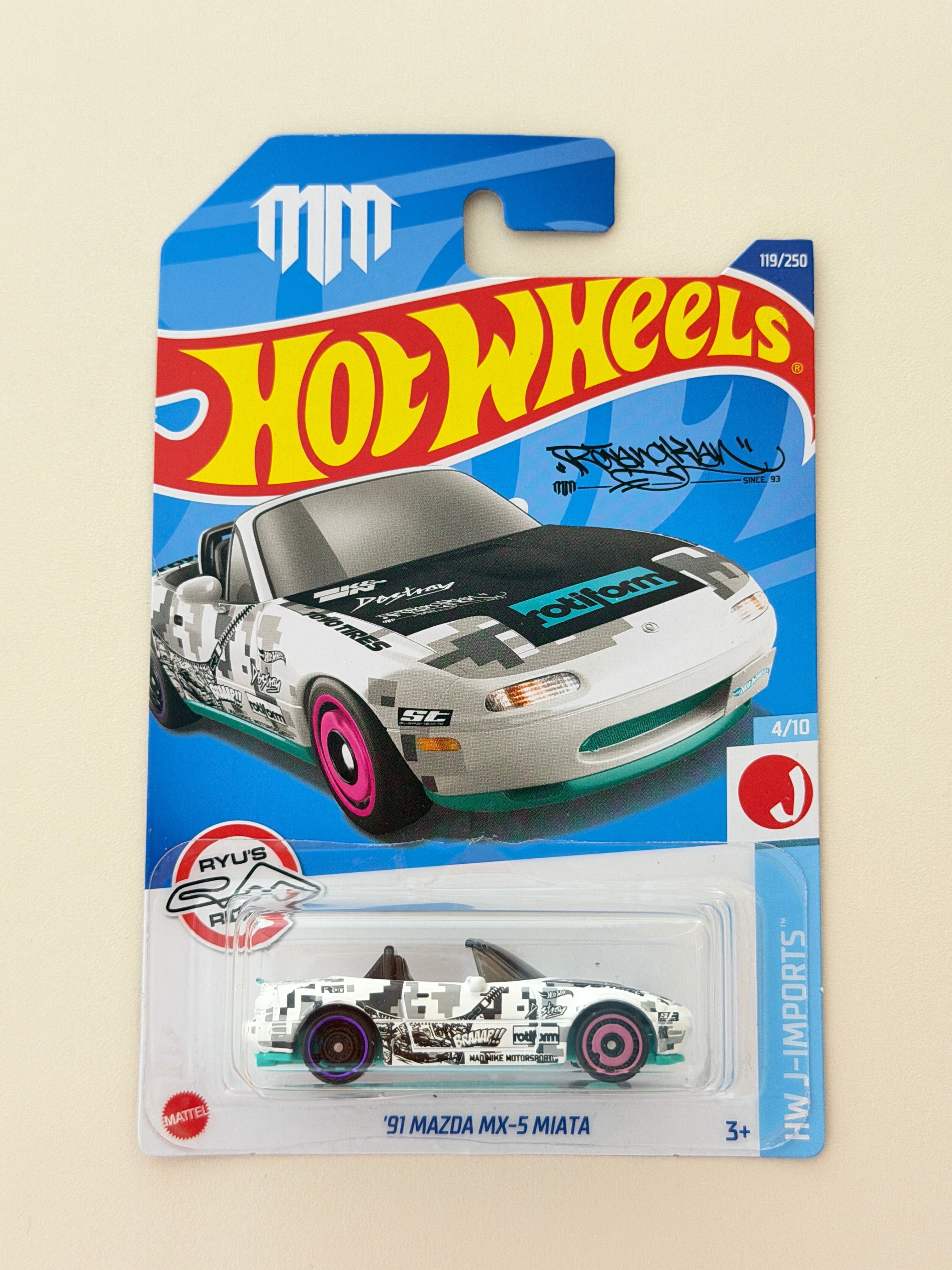 Hot Wheels 91 Mazda MX-5 Miata