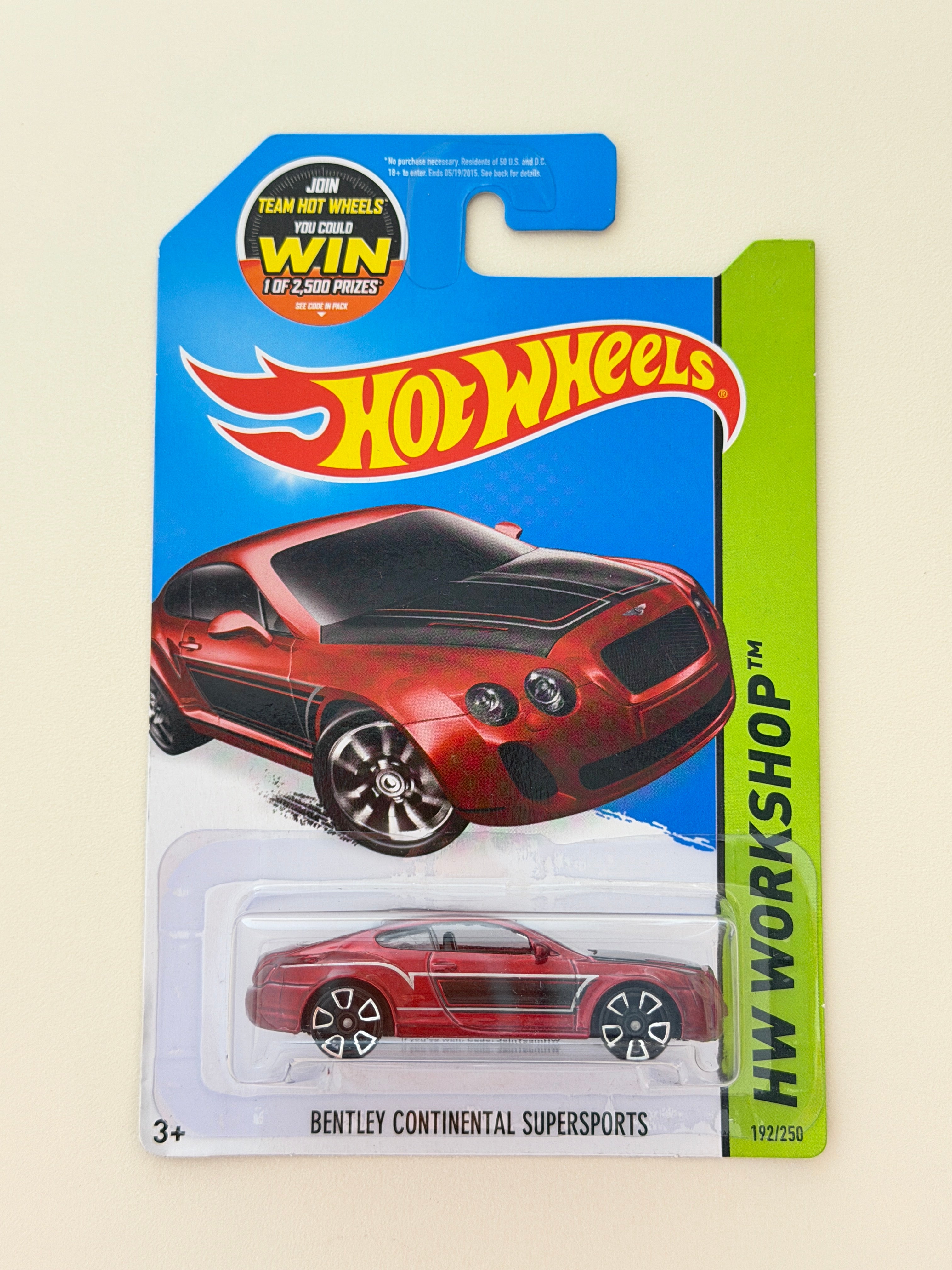 Hot Wheels Bentley Continental Supersport
