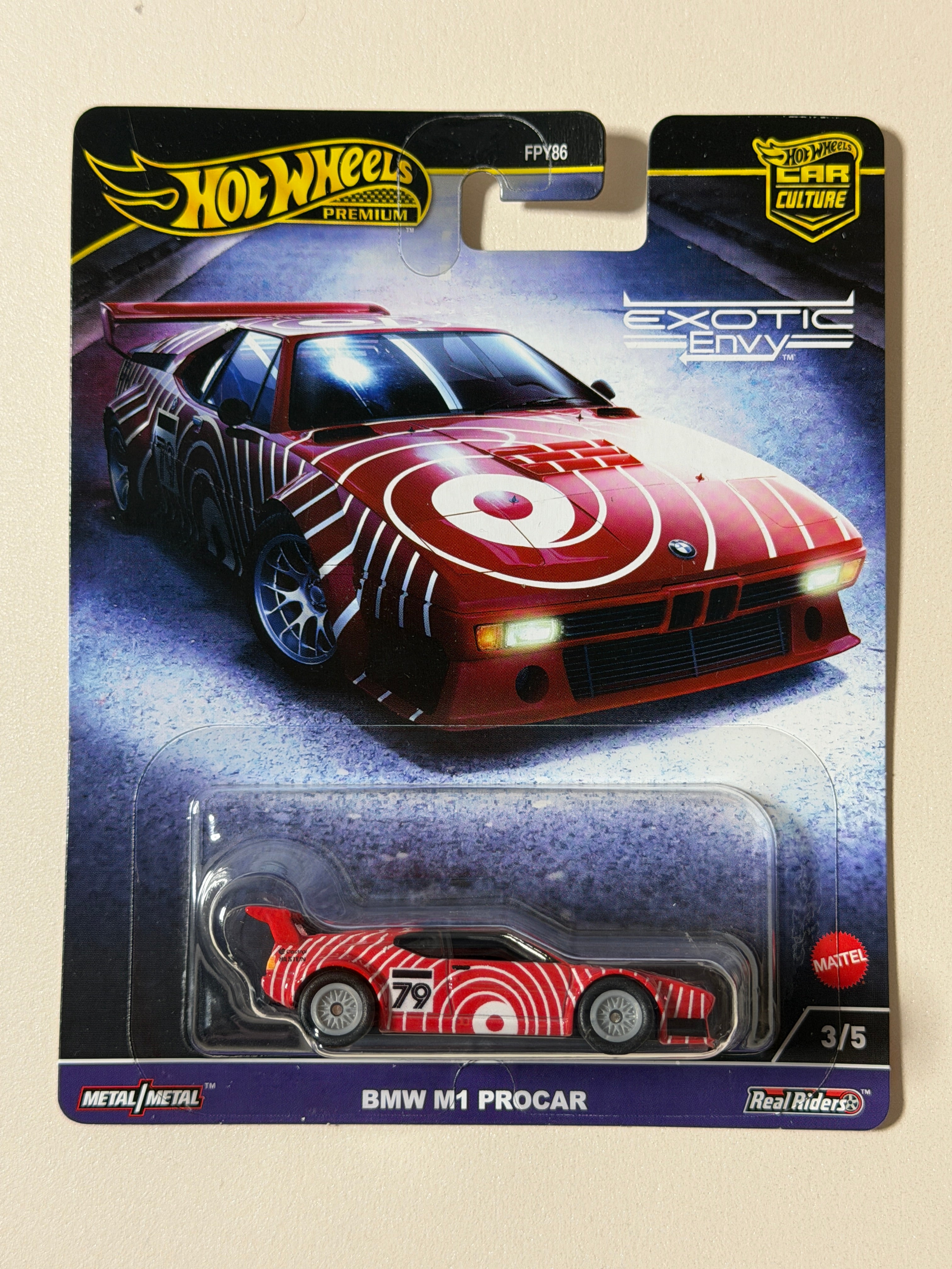 Hot Wheels PREMIUM Car Culture BMW M1 Procar