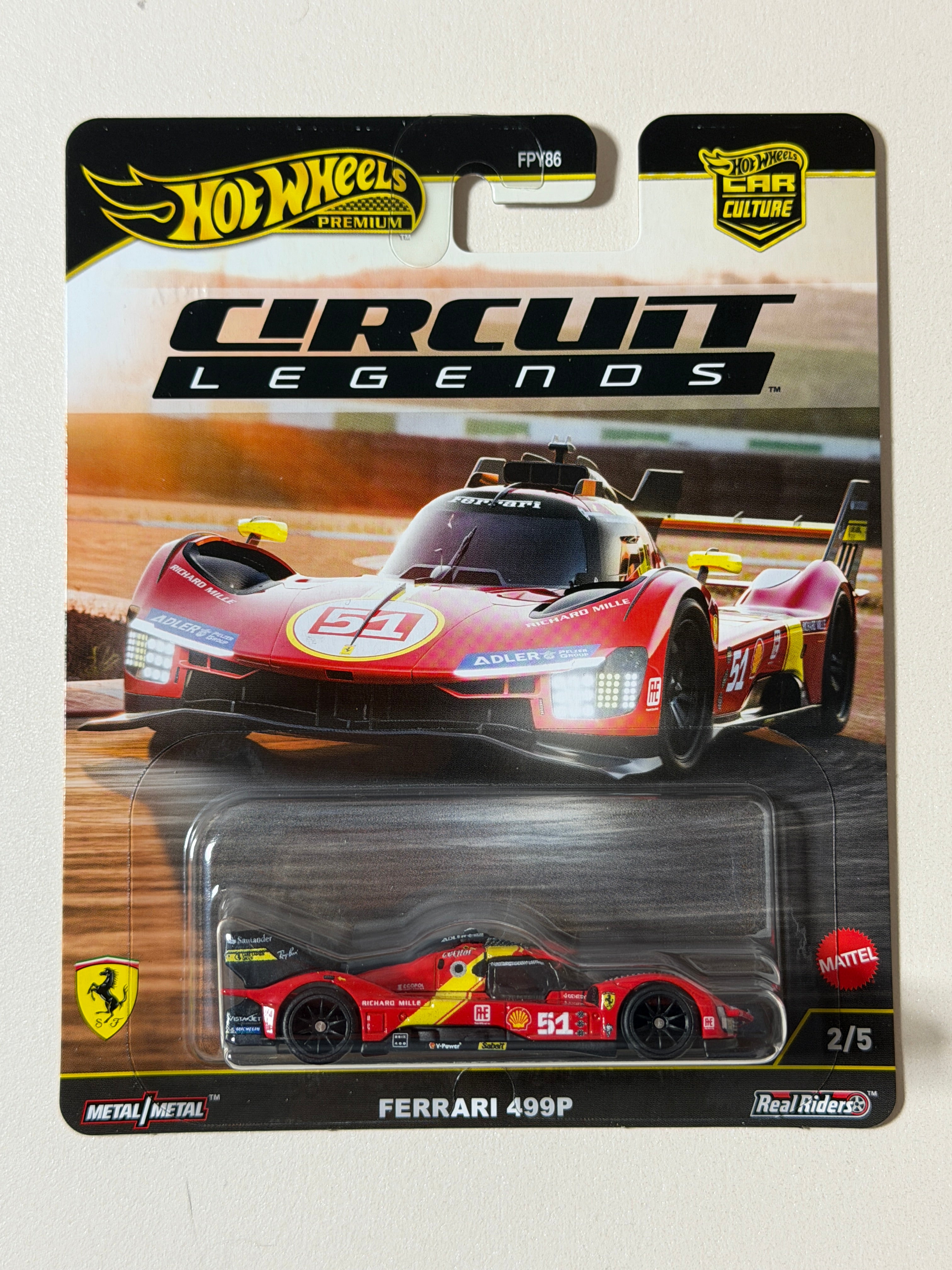 Hot Wheels PREMIUM Car Culture Ferrari 499P