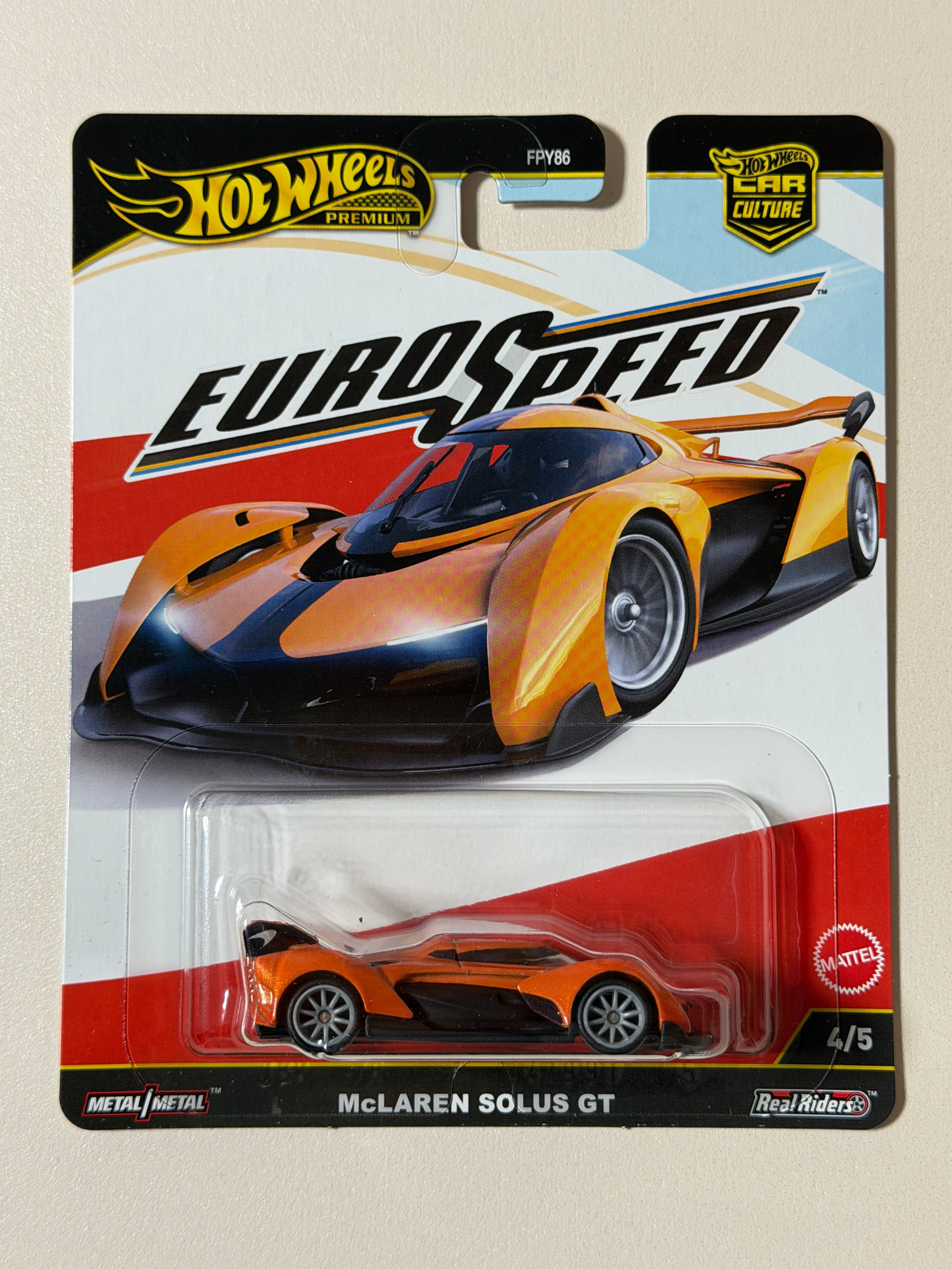 Hot Wheels PREMIUM Car Culture McLaren Solus GT