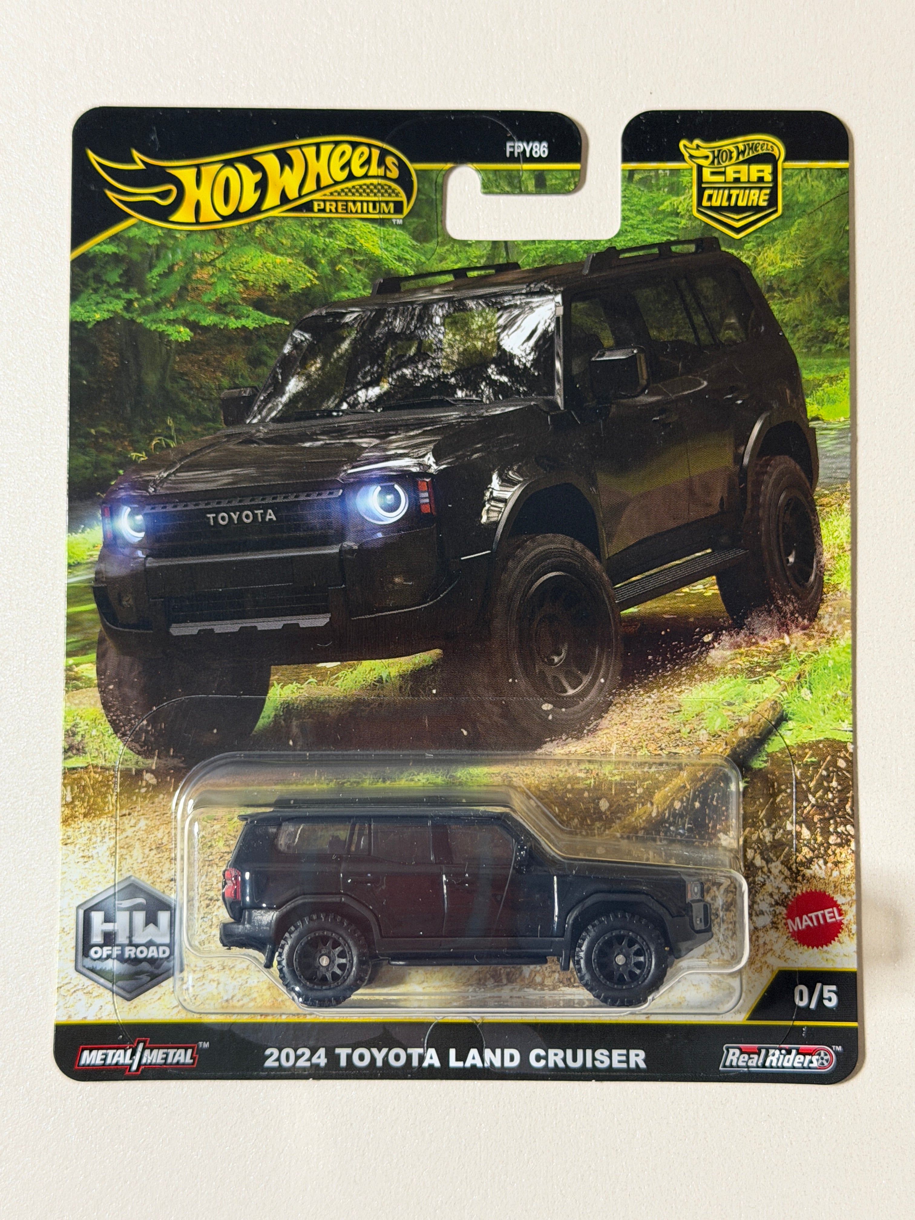 Hot Wheels PREMIUM Car Culture 2024 Toyota Land Cruiser CHASE 0/5